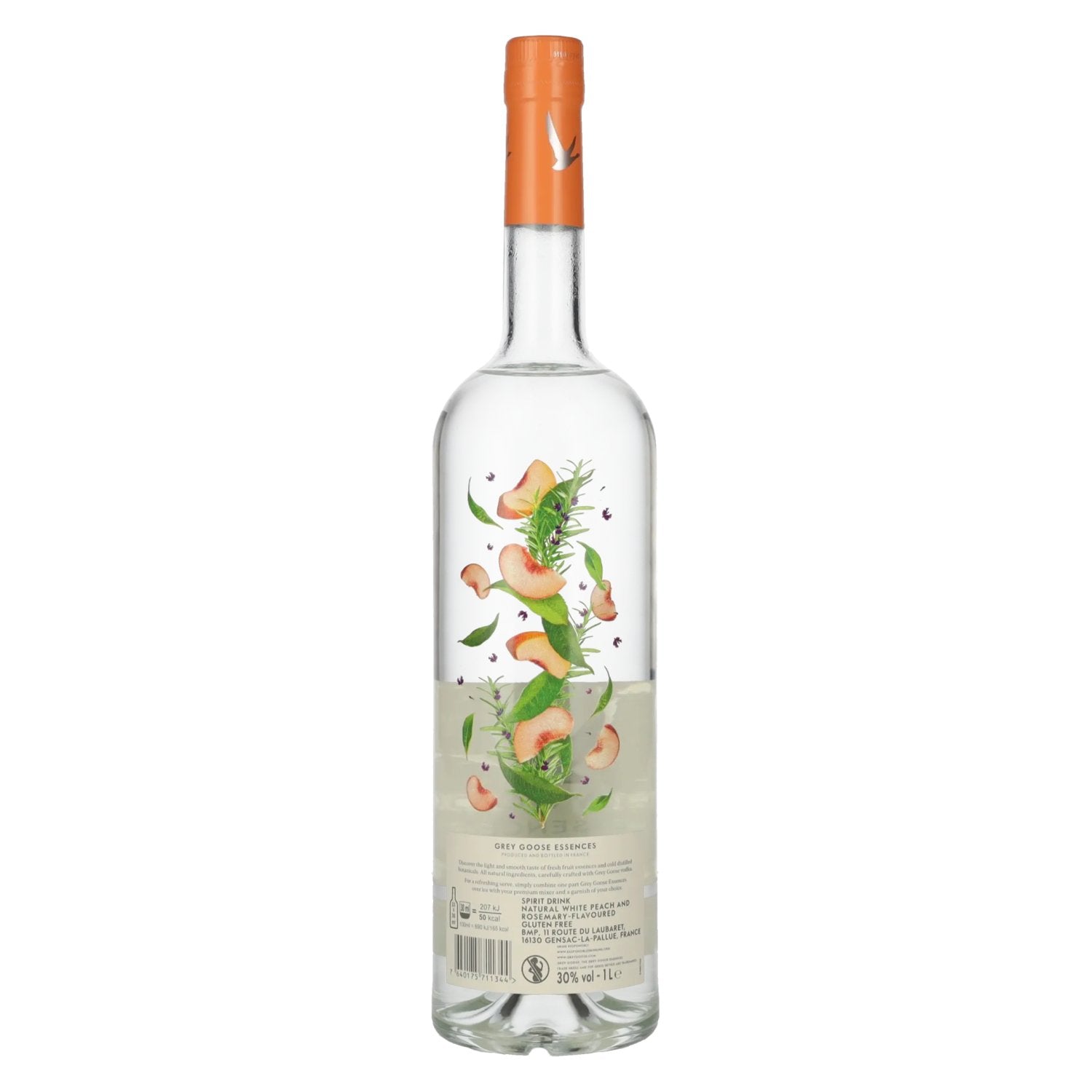 Grey Goose Essences WHITE PEACH &amp; ROSEMARY gearomatiseerde wodka 30% Vol. 1l