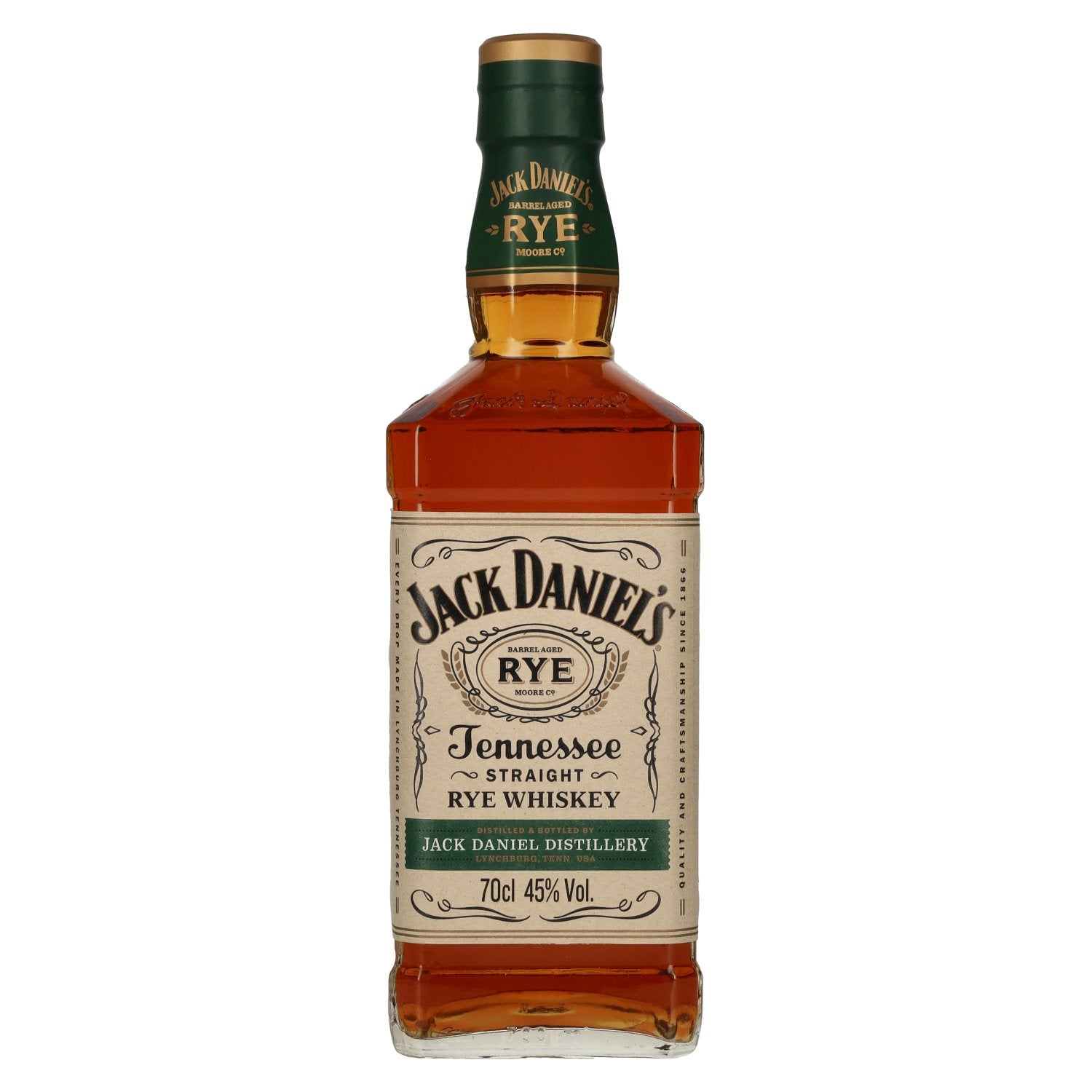 Jack Daniel's Tennessee RYE Straight Rye Whiskey 45% Vol. 0,7l
