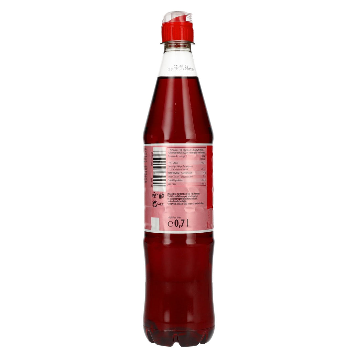 Spitz frambozen-citroen vruchtensiroop 0,7 l PET