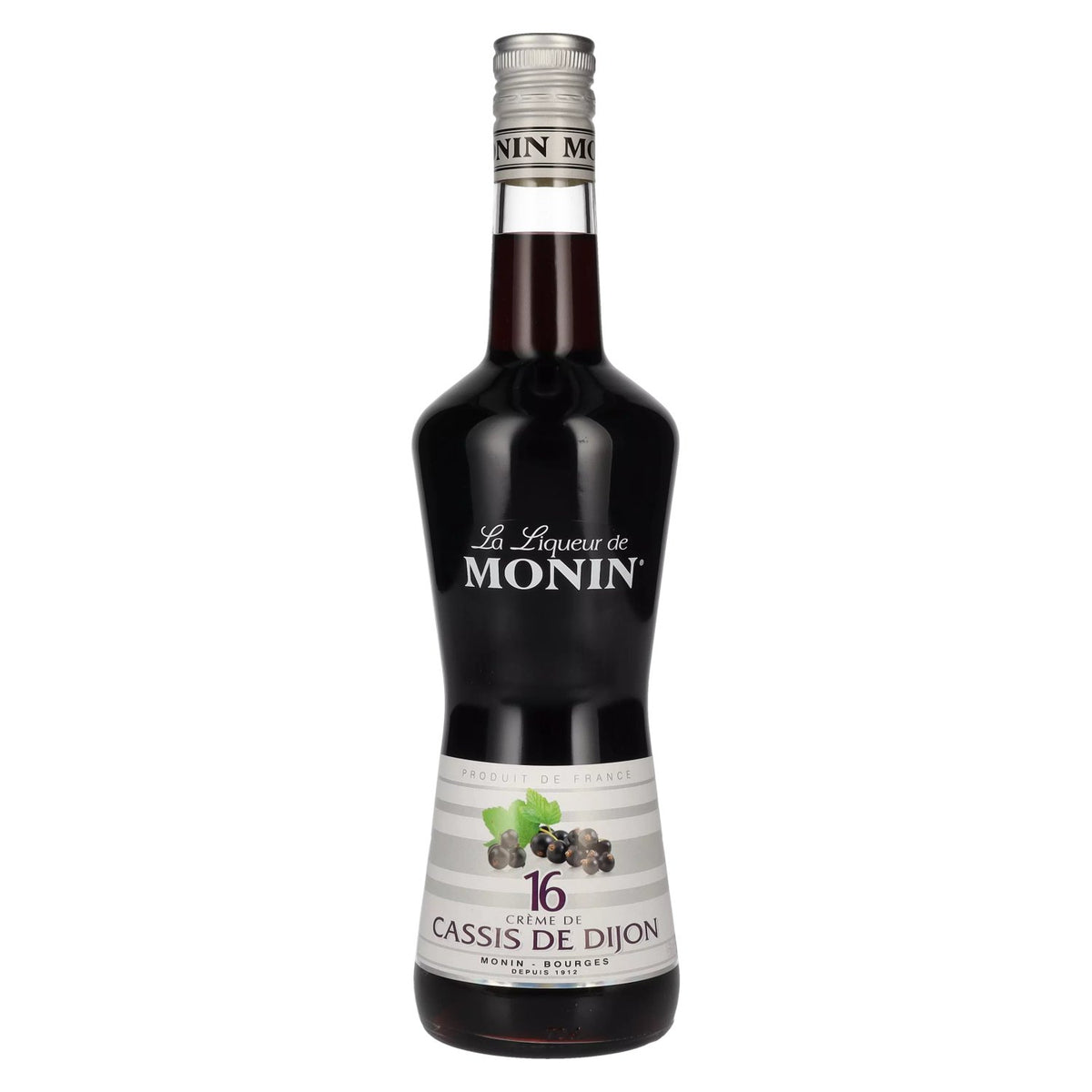 La liqueur Monin CASSIS DE DIJON 16 % vol., 0,7 l