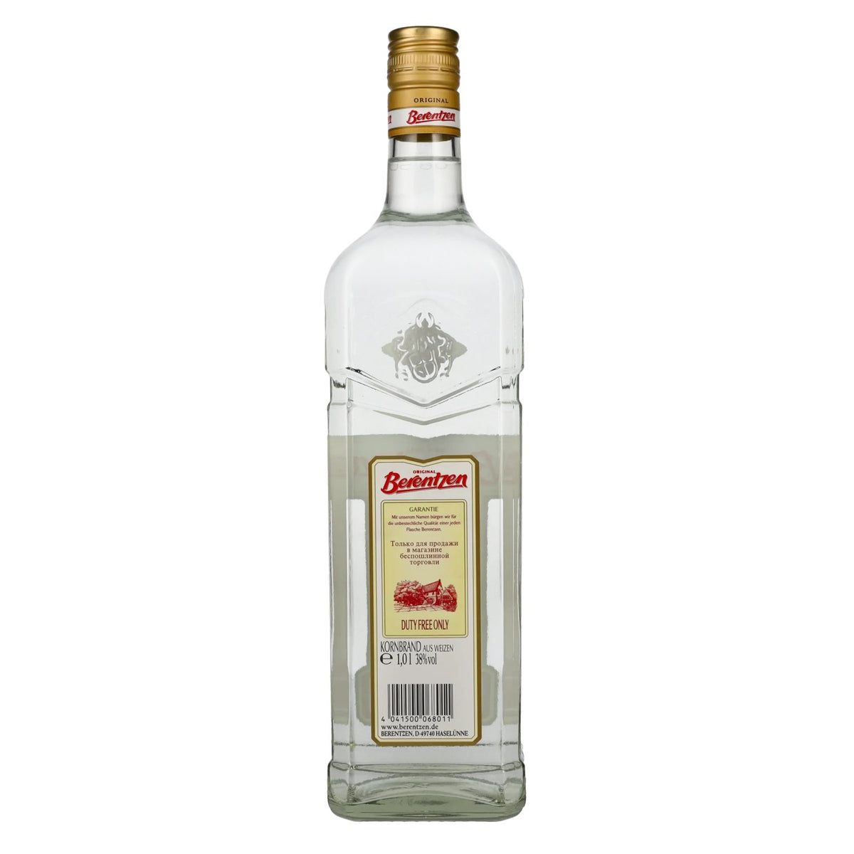 Berentzen Doppelkorn 38% vol. 1 litre