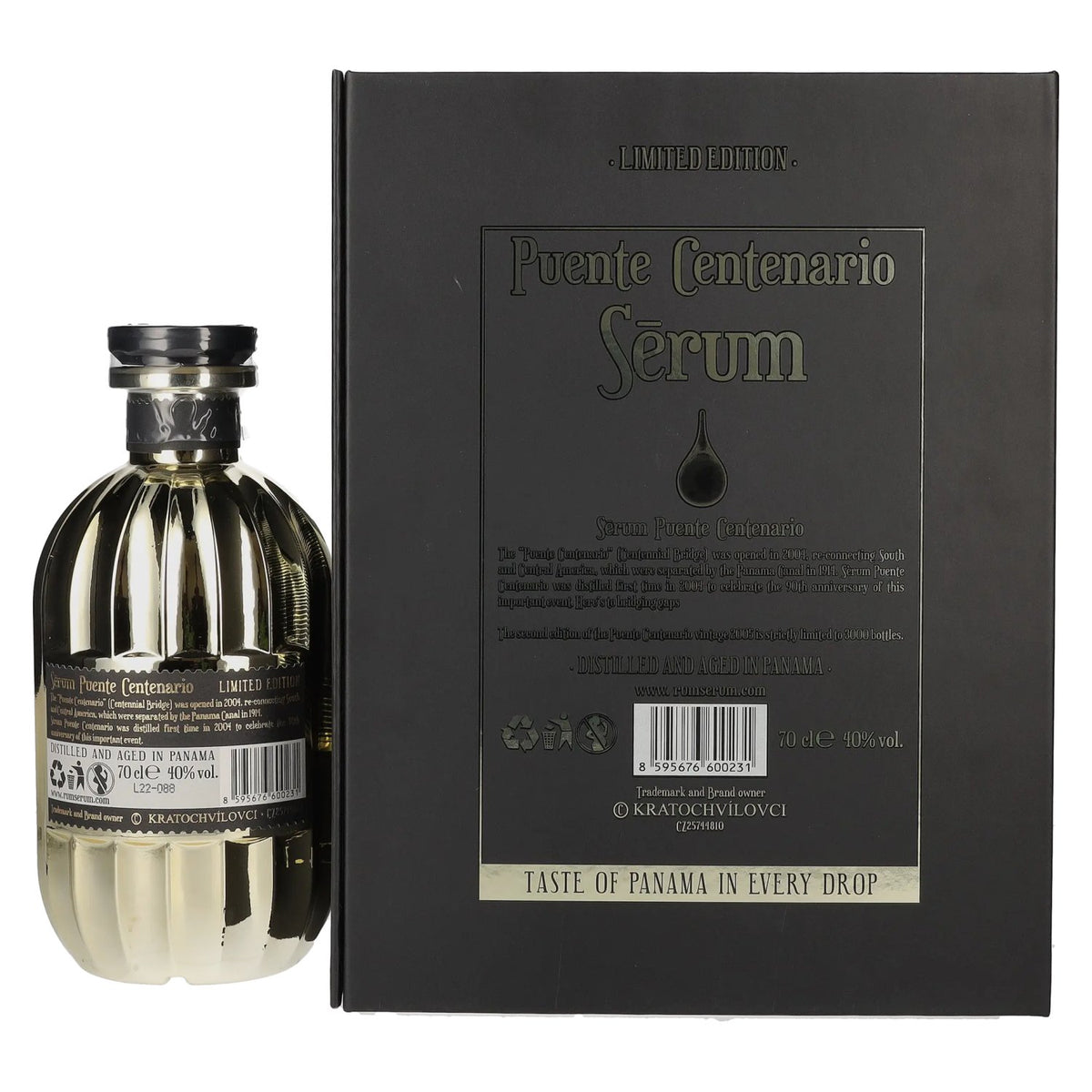 SeRum Puente Centenario Vintage 2005 40% Vol. 0,7l in Geschenkbox