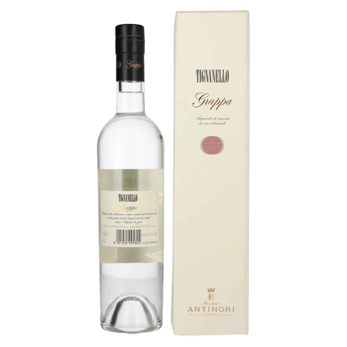Antinori Tignanello Grappa 42% ABV, 0.5 litres, in a gift box