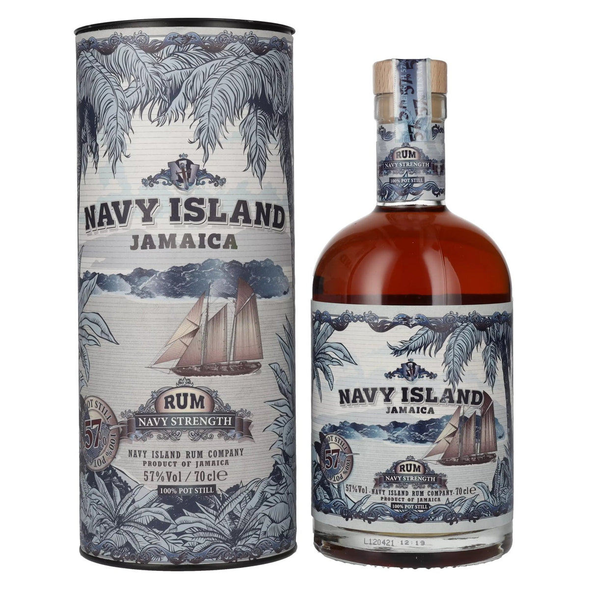 Navy Island JAMAICA Navy Strength Rum 57% vol. 0.7 l in a gift box