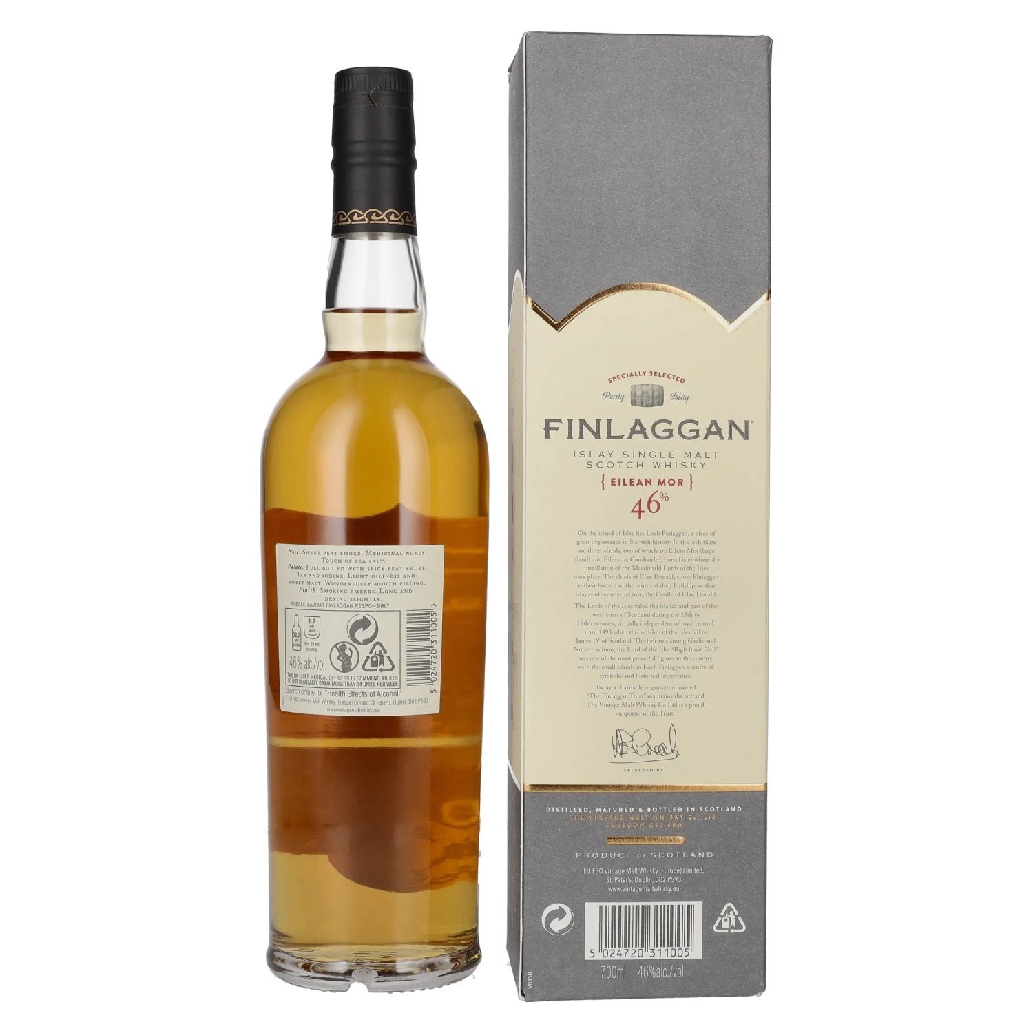 Finlaggan Eilean Mor Small Batch Release 46% Vol. 0,7l in Geschenkbox