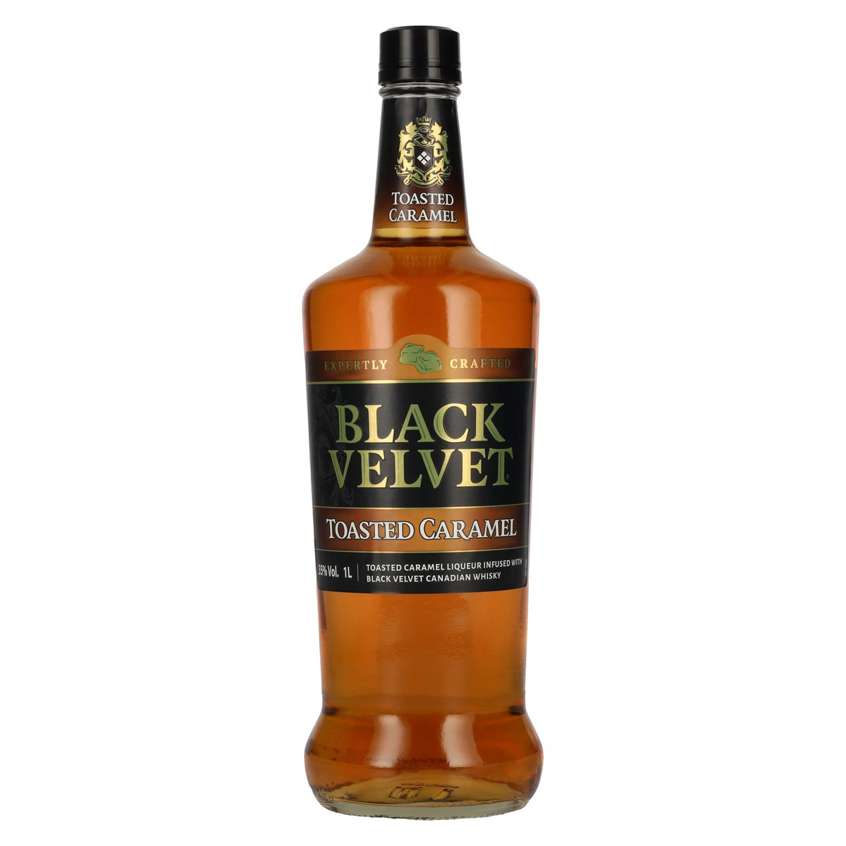 Black Velvet TOASTED CARAMEL Flavoured Whisky 35% ABV 1 litre