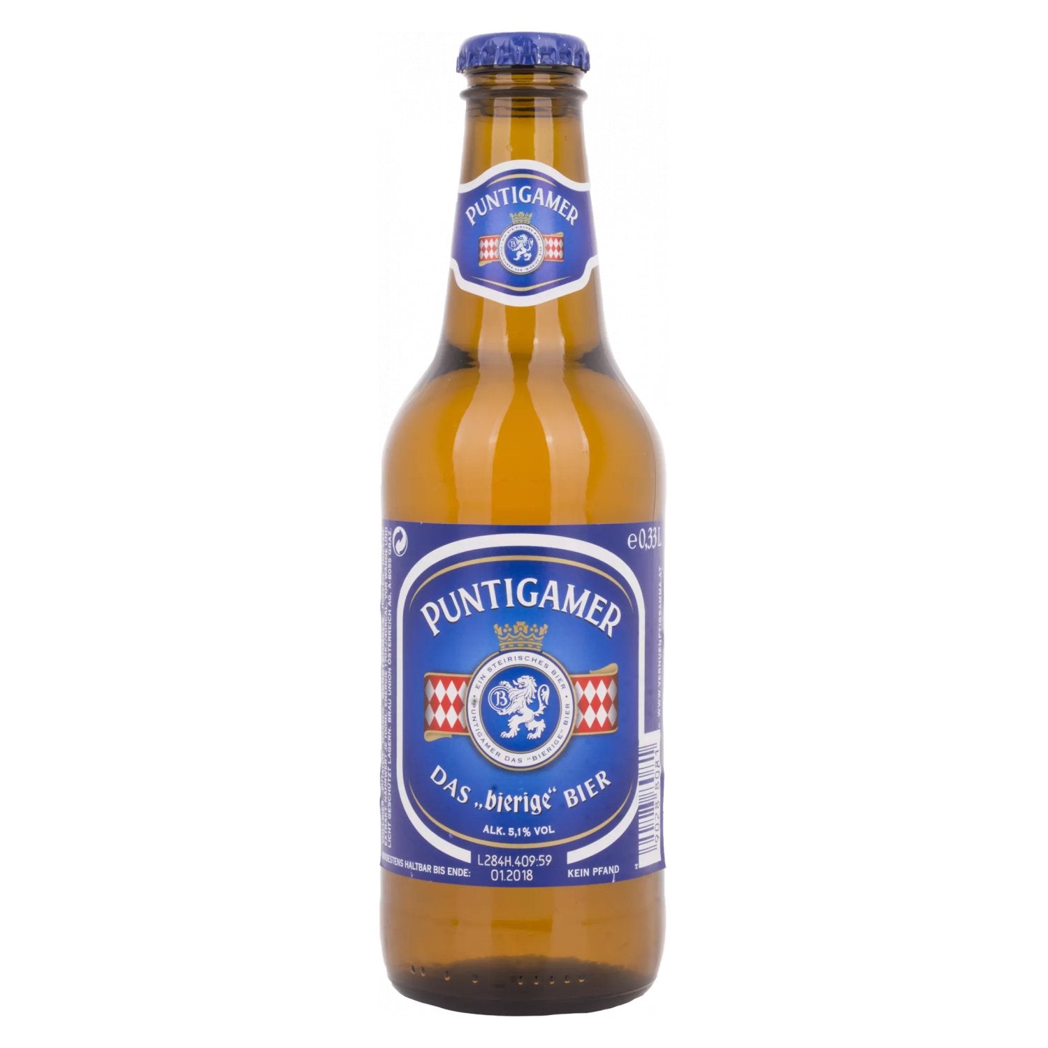 Puntigamer DAS BIERIGE BIER 5,1% Vol. 24x0,33l