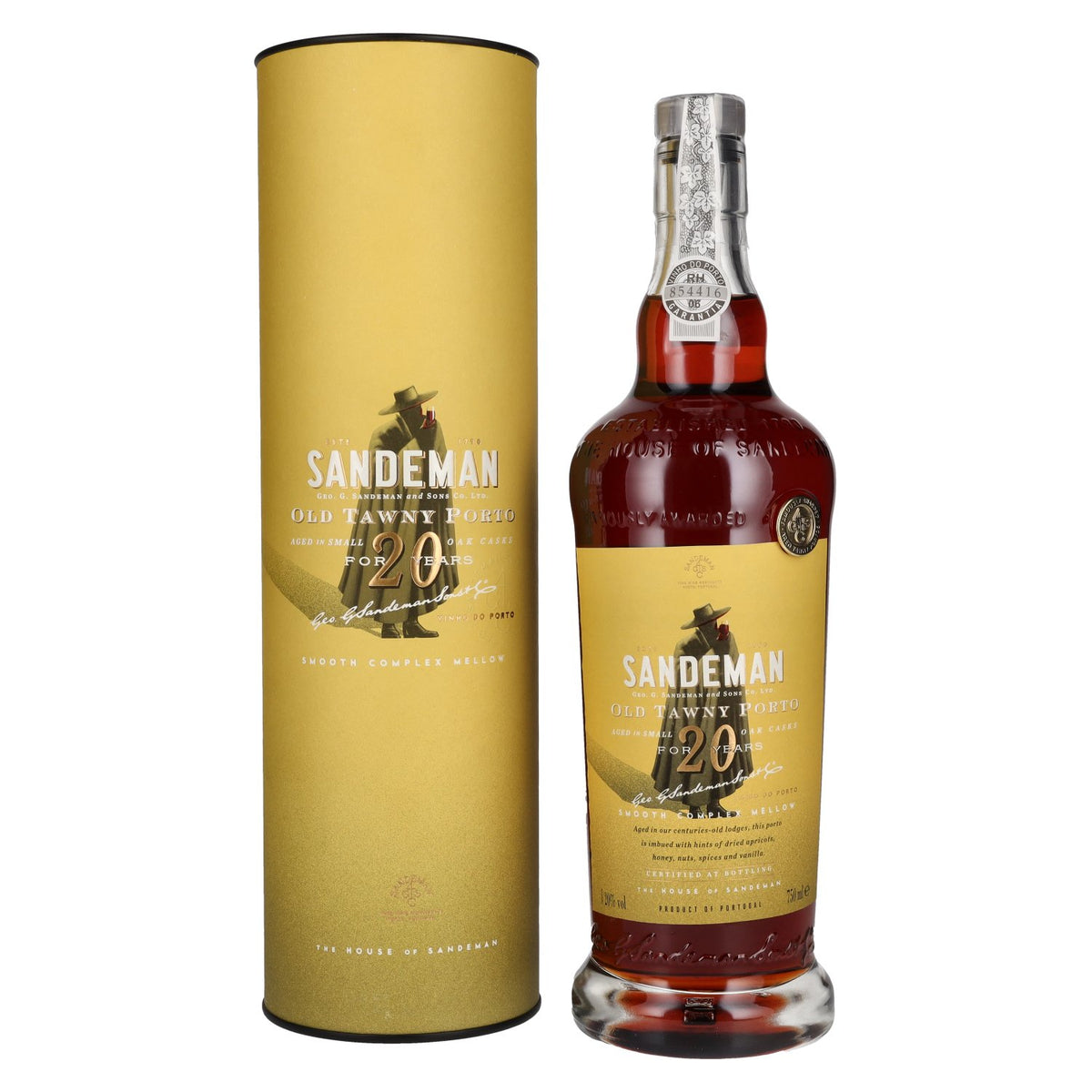 Sandeman 20 ans d'âge TAWNY Porto 20 % vol. 0,75 l dans un coffret cadeau