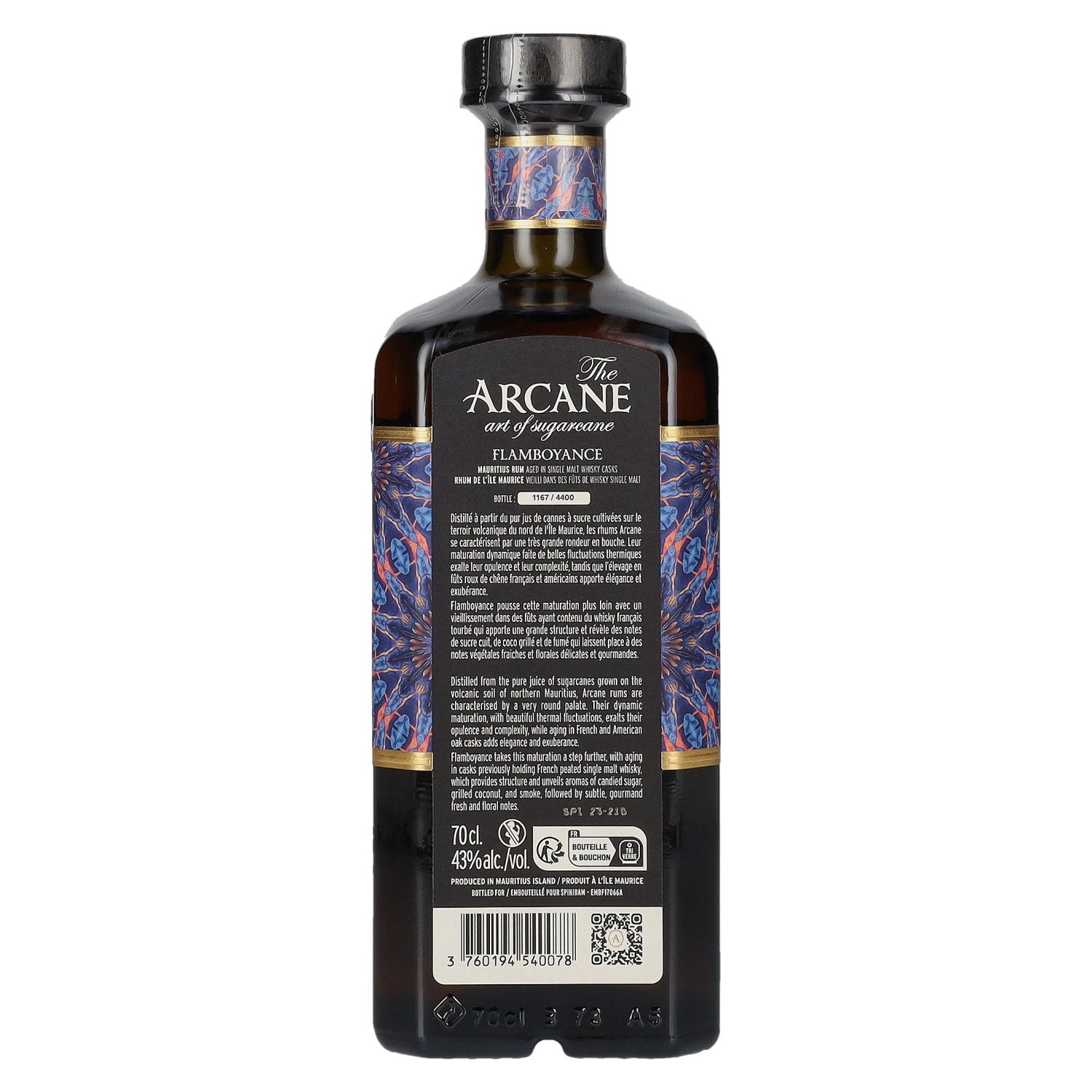 The Arcane FLAMBOYANCE Single Cask Rum 43% Vol. 0,7l