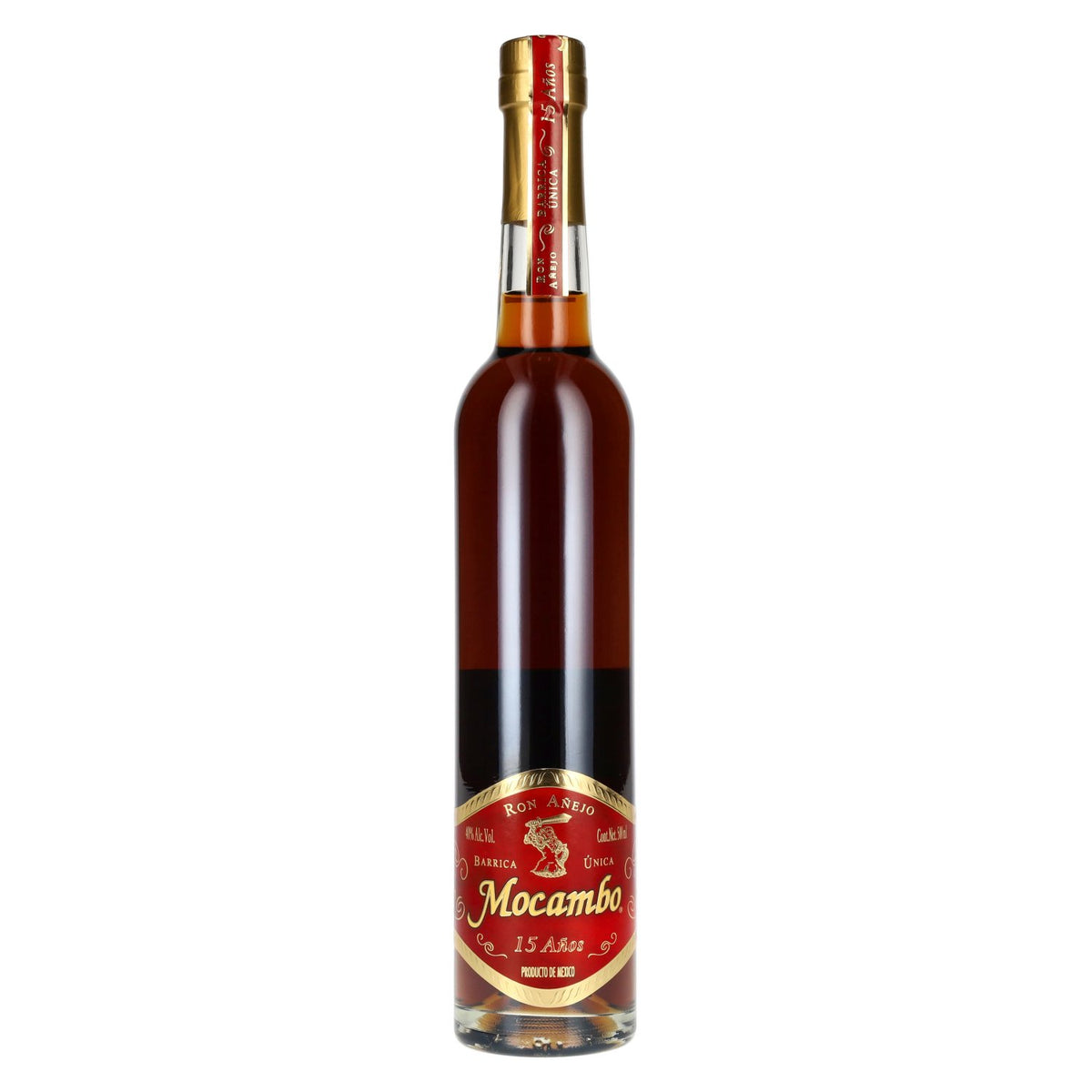 Mocambo Ron Añejo Barrica Única 15 Años 40% Vol. 0,5l