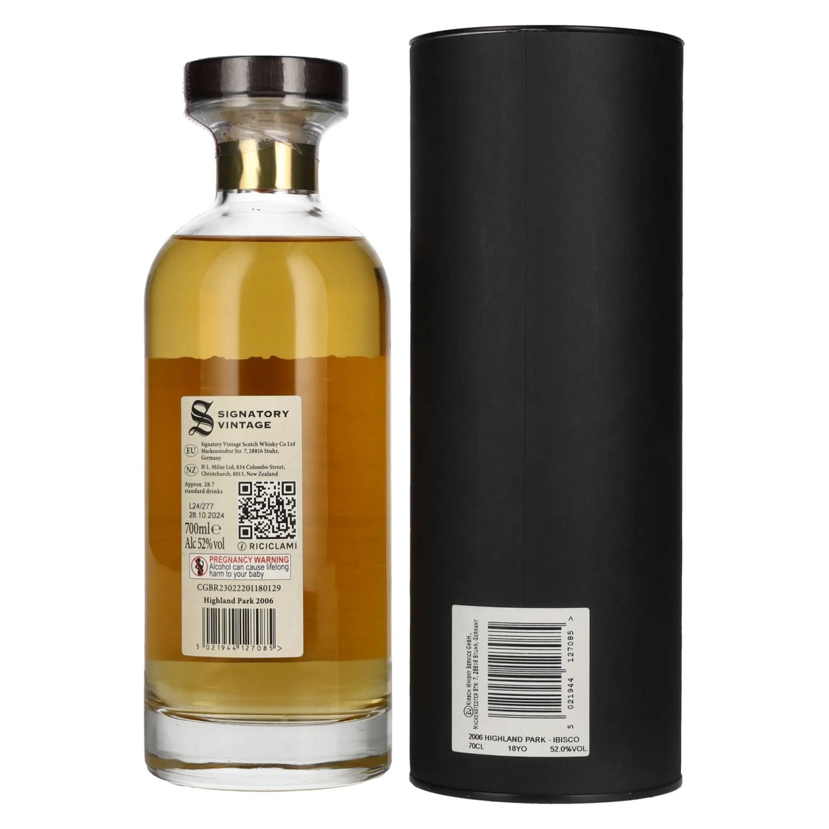 Signatory Vintage 18 Years Old Highland Park The Decanter Collection 2006 52% vol. 0,7 l in geschenkverpakking