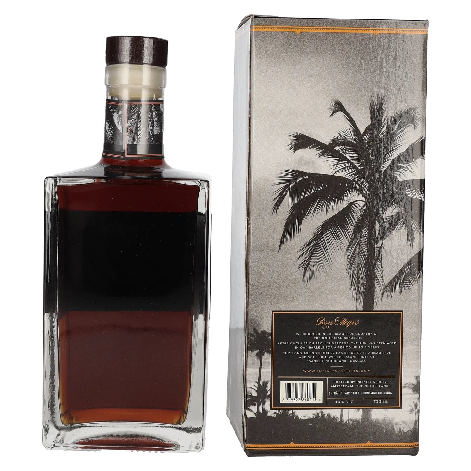 Ron Alegró XO Dominican Republic Rum 40% Vol. 0,7l in Geschenkbox
