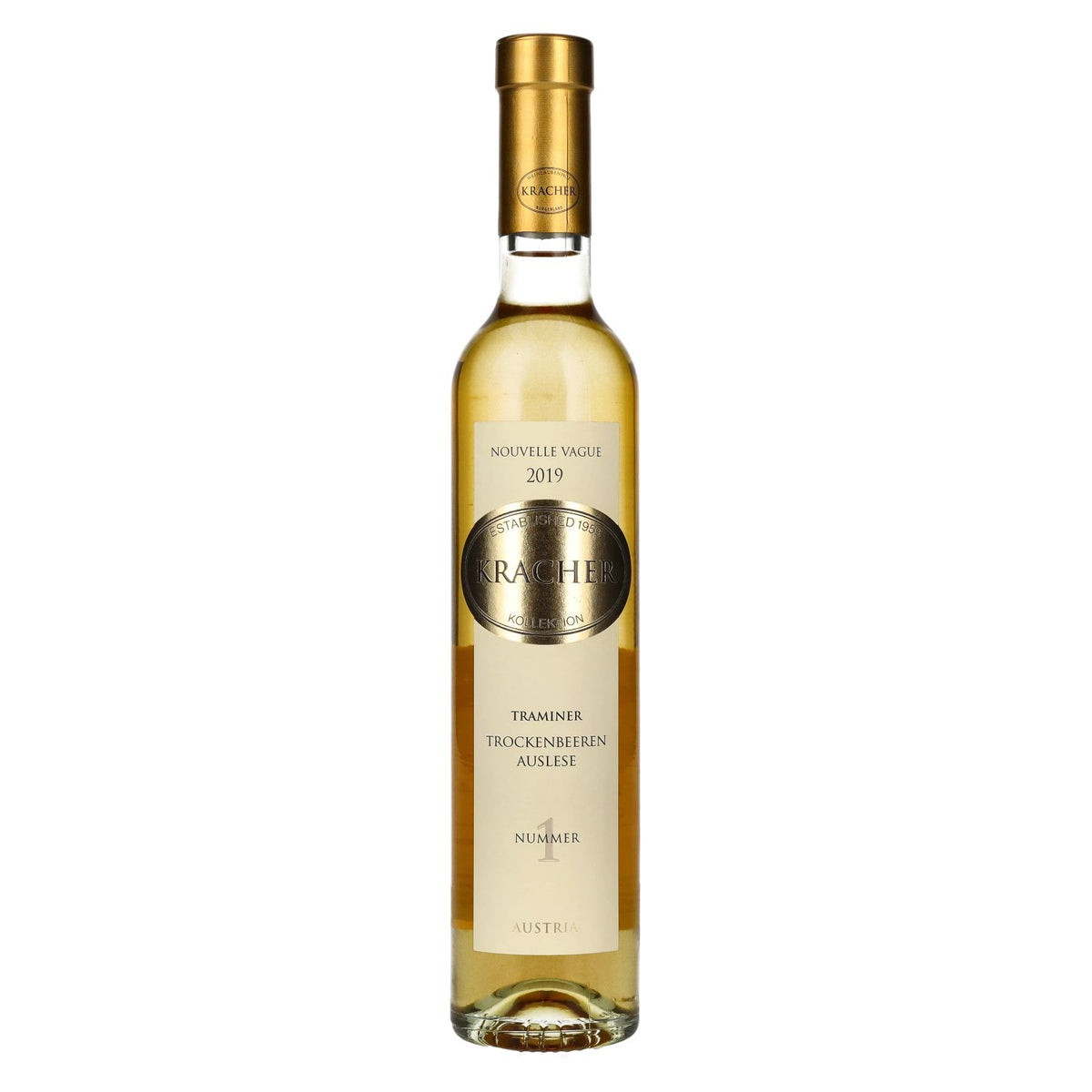 Kracher Trockenbeerenauslese Traminer Nouvelle Vague 2019 10.5% ABV 0.375l