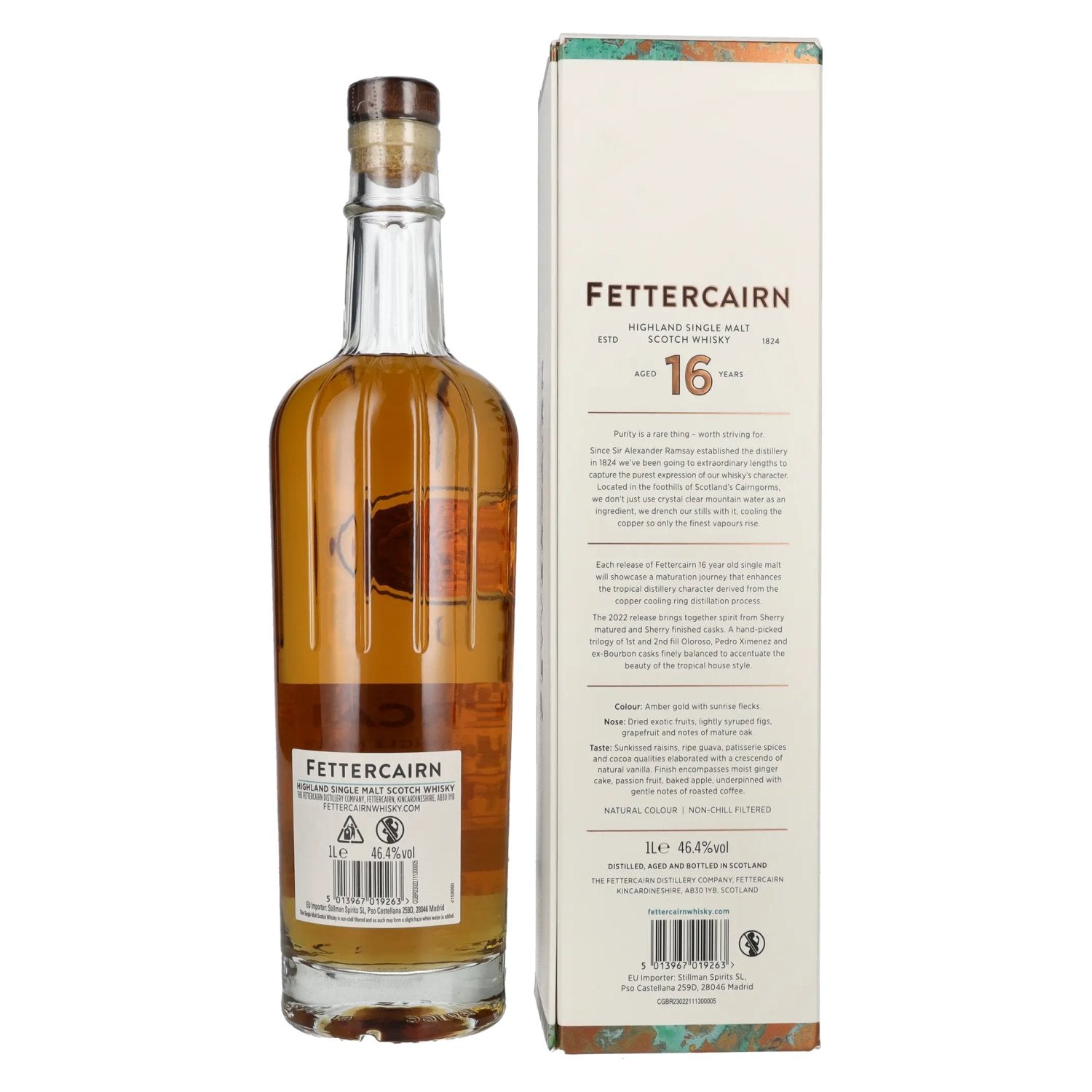 Fettercairn Whisky 16 Years Old Highland Single Malt Scotch Whisky 46,4% Vol. 1l in gift box