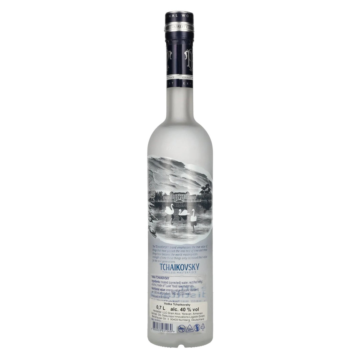 Tchaikovski Premium Vodka 40% Vol. 0,7l