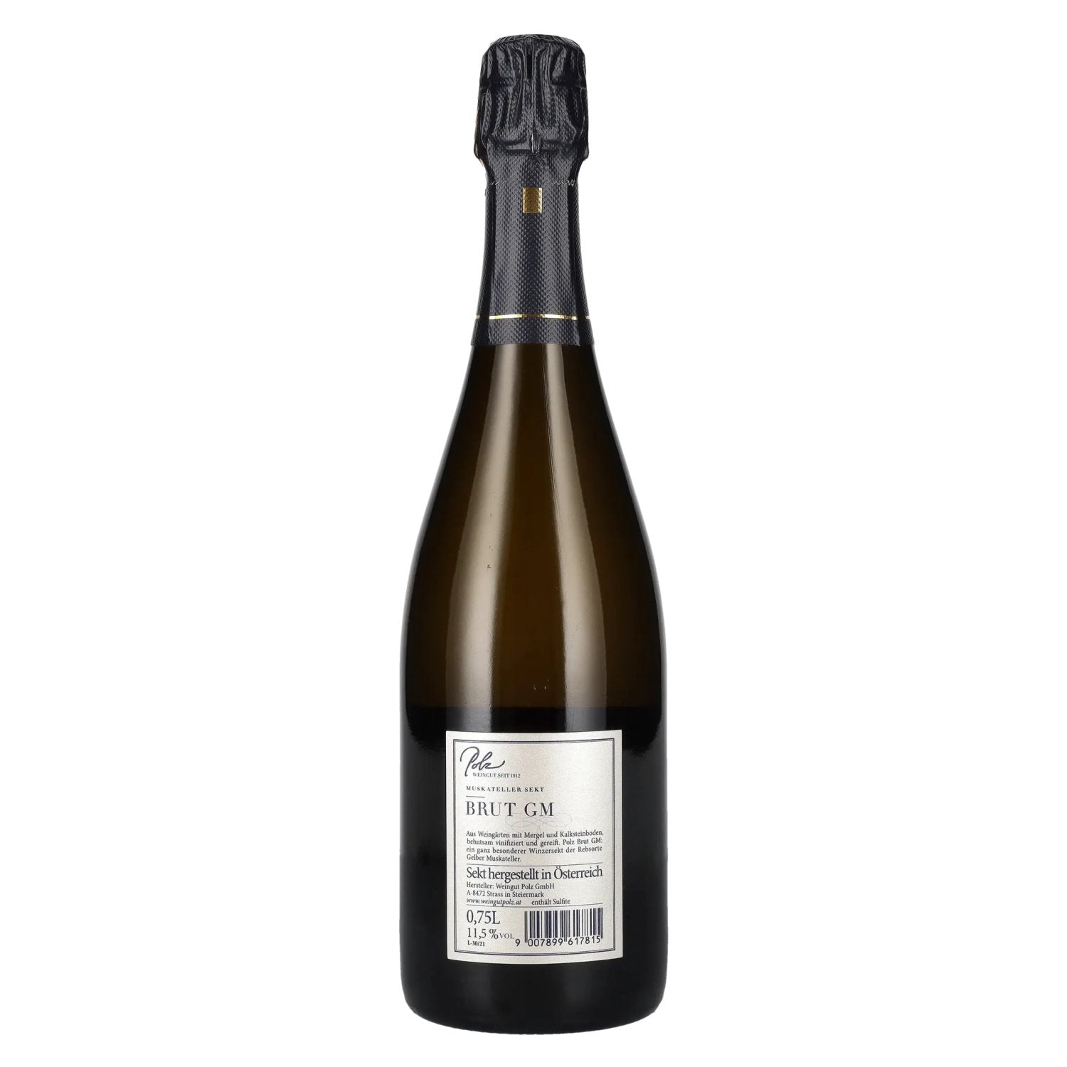 Polz Muskateller Sekt Brut GM 11,5% Vol. 0,75l