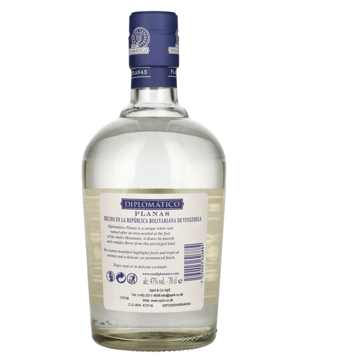 Diplomático PLANAS Ron Blanco Extra Añejo 47% vol. 0.7 l