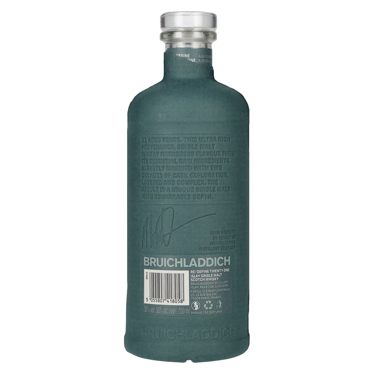 Bruichladdich 21 Years Old RE/DEFINE TWENTY ONE Islay Single Malt 50% ABV 0.7l