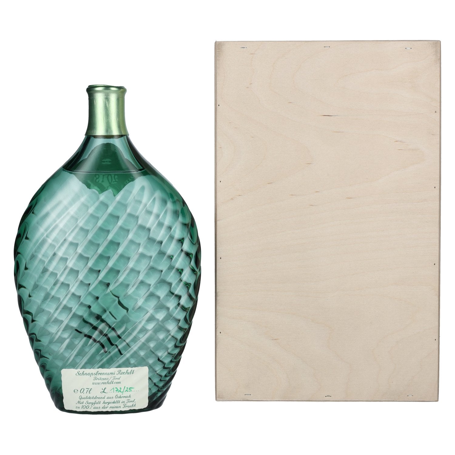 Rochelt Wachauer Marille 2018 50% vol. 0,7l dans une caisse en bois
