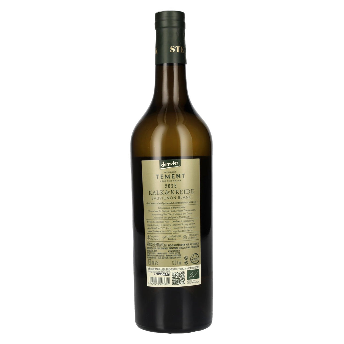 Tement Sauvignon Blanc Kalk &amp; Kreide Südsteiermark DAC 2025 12 % vol. 0,75 l