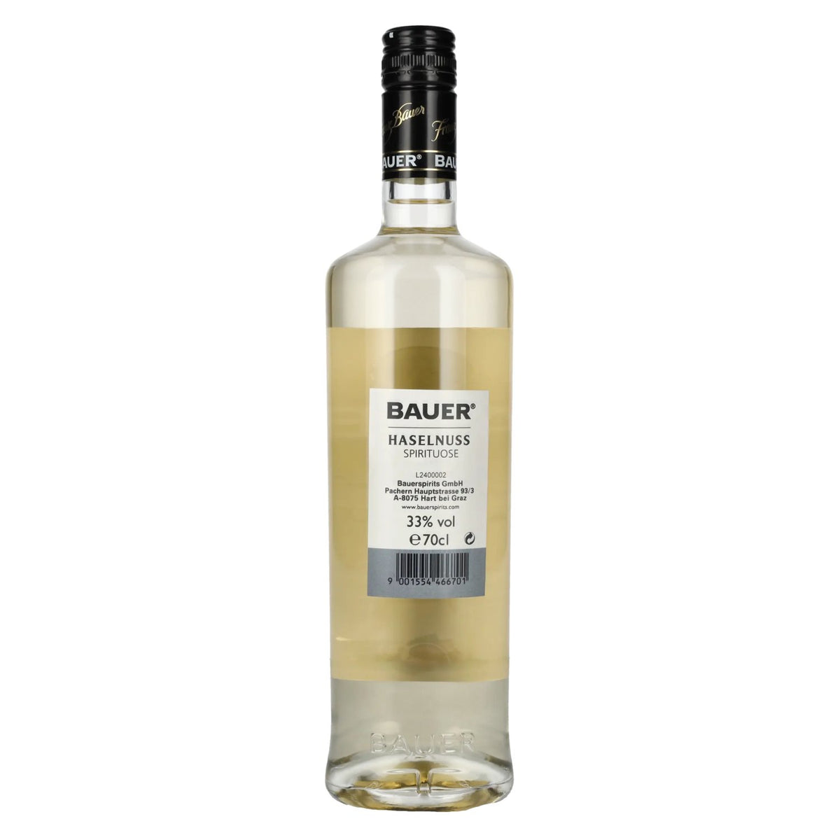 Bauer Kuss Hazelnut Liqueur 33% vol. 0.7 l