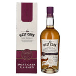 West Cork Irish Whiskey PORT CASK FINISHED 43 % vol. 0,7 l dans un coffret cadeau