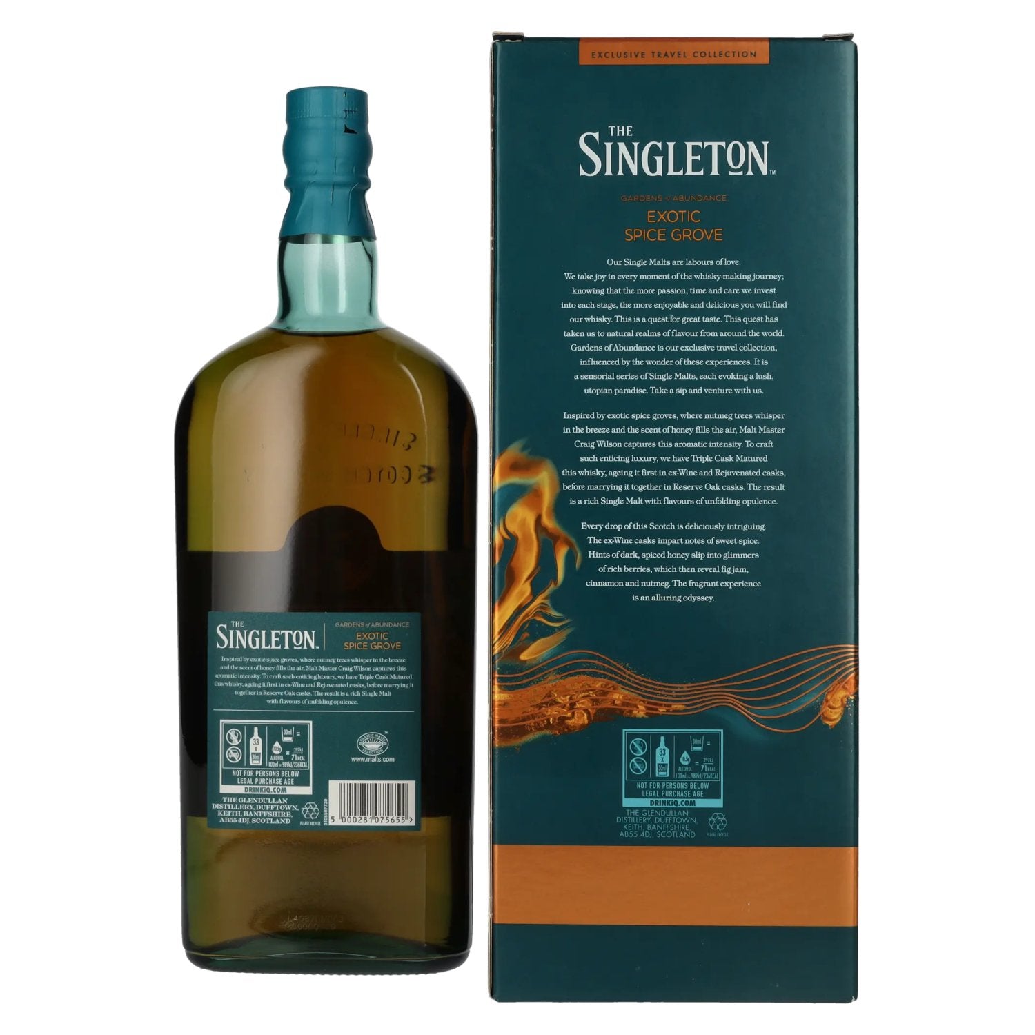 The Singleton Glendullan EXOTIC SPICE GROVE Single Malt Scotch Whisky 42,8% Vol. 1l in Geschenkbox
