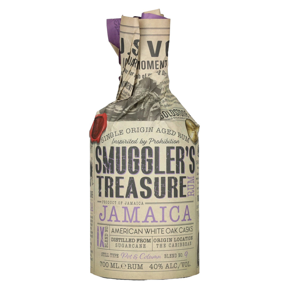 Smuggler's Treasure JAMAICA Single Origin Aged Rum 40% ABV 0.7l