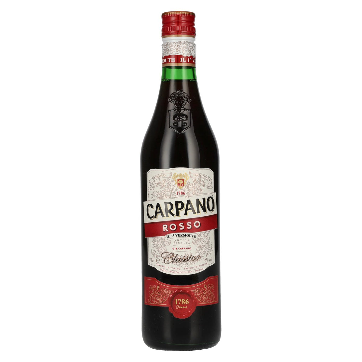 Carpano Classico Rosso Vermouth 16% ABV 0.75l