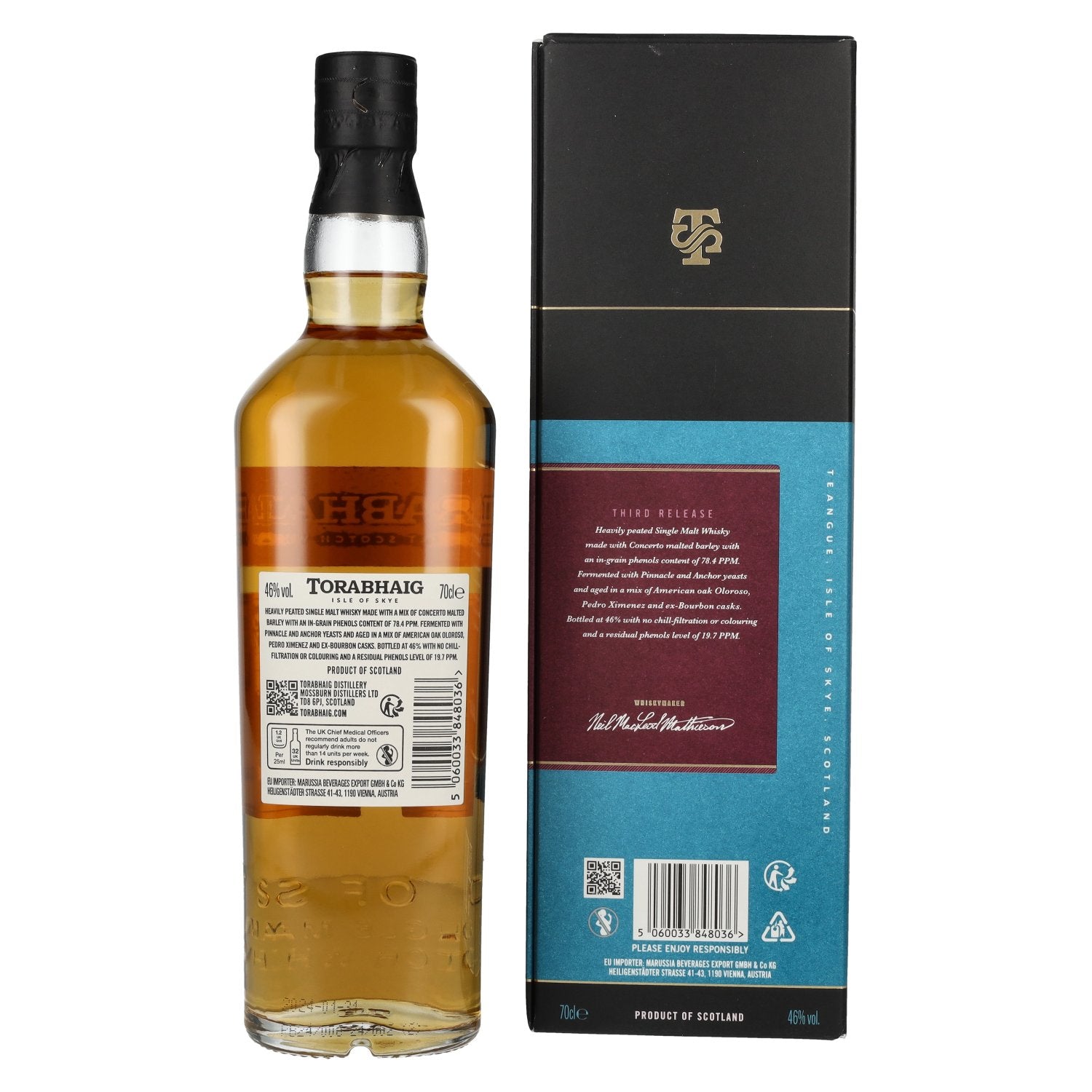 Torabhaig CNOC NA MÒINE The Legacy Series Single Malt 46% Vol. 0,7l in gift box