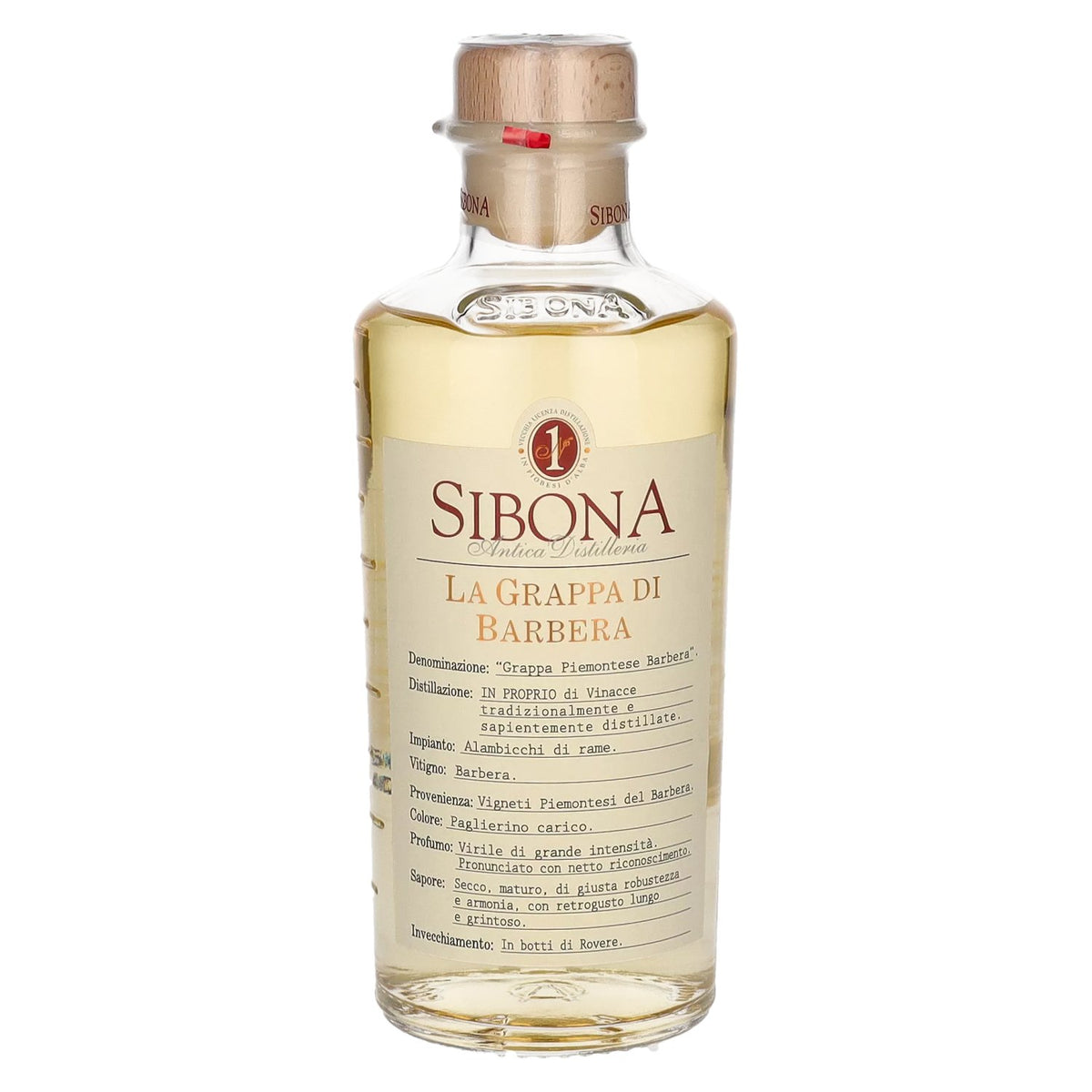 Sibona La Grappa di BARBERA 40% vol. 0,5 l