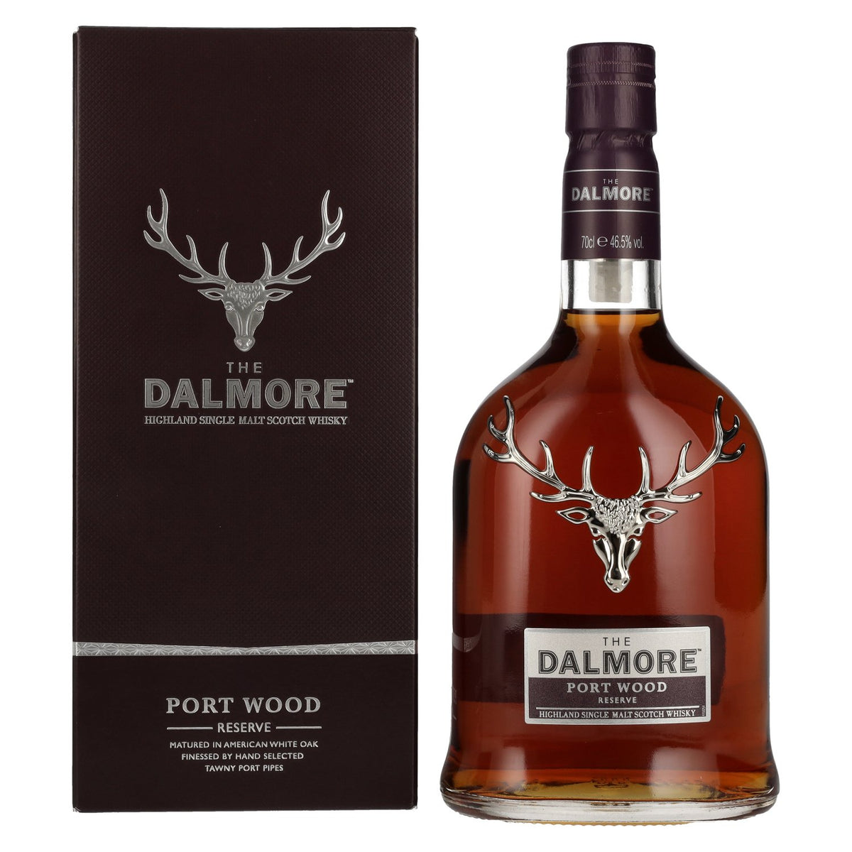 The Dalmore PORT WOOD RESERVE Highland Single Malt Scotch Whisky 46.5% ABV 0.7l in a gift box