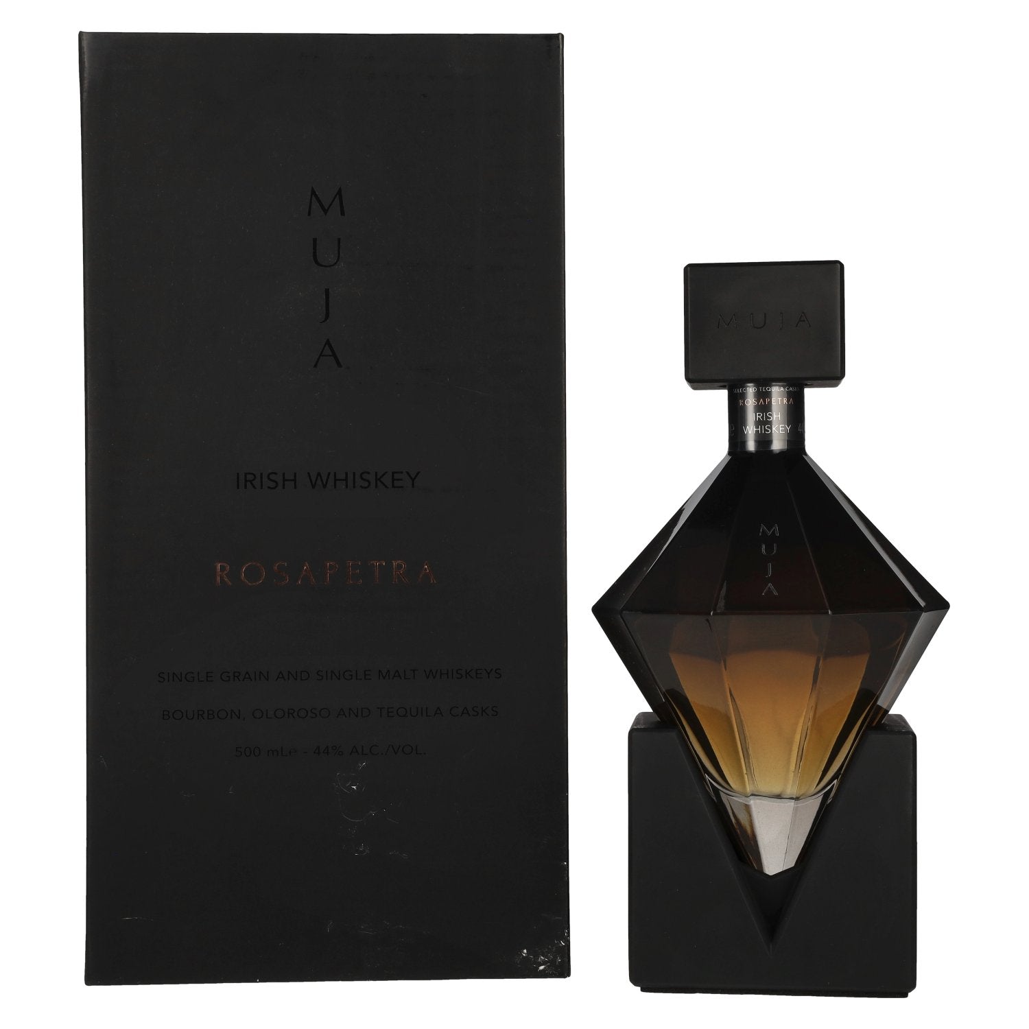 Muja Rosapetra Blended Irish Whiskey 44% Vol. 0,5l in Geschenkbox