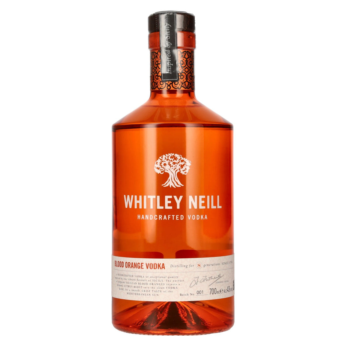 Whitley Neill BLOOD ORANGE VODKA 43% vol. 0,7 l