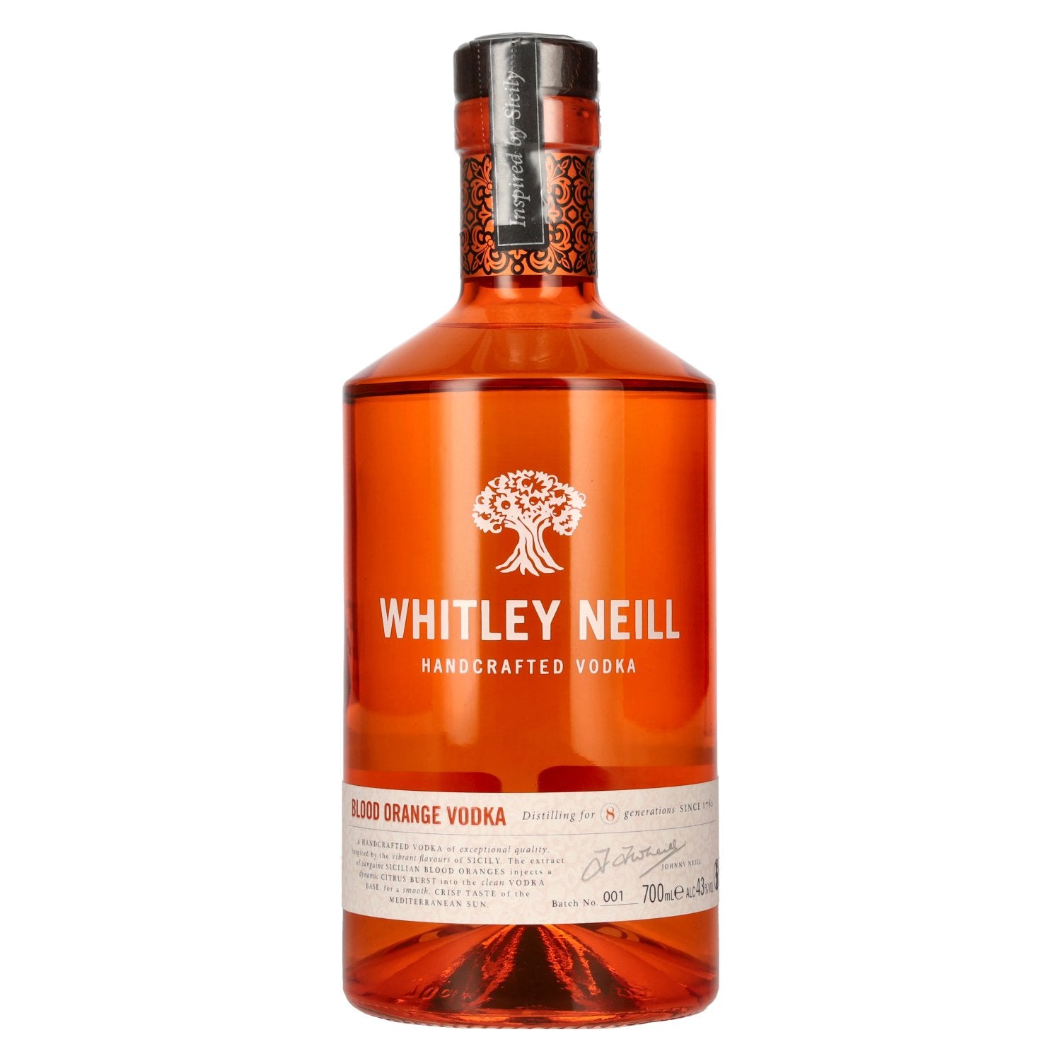 Whitley Neill BLOED ORANJE VODKA 43% Vol. 0,7l