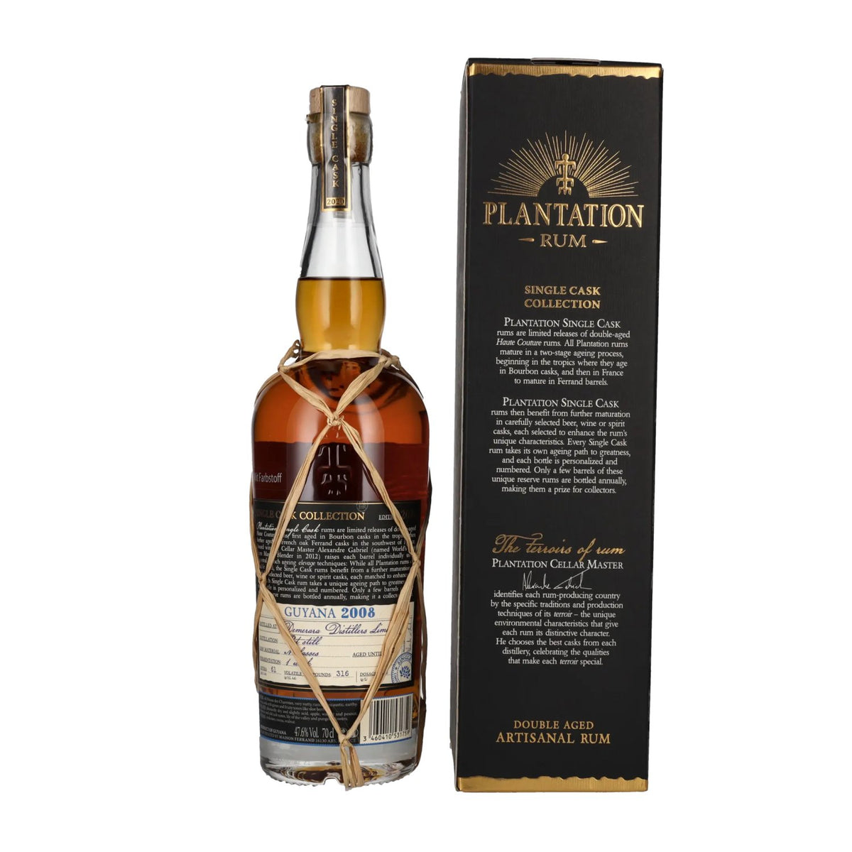 Plantation Rum GUYANA Red Pineau des Charentes Maturation 2008 47,6% vol. 0,7 l in geschenkverpakking