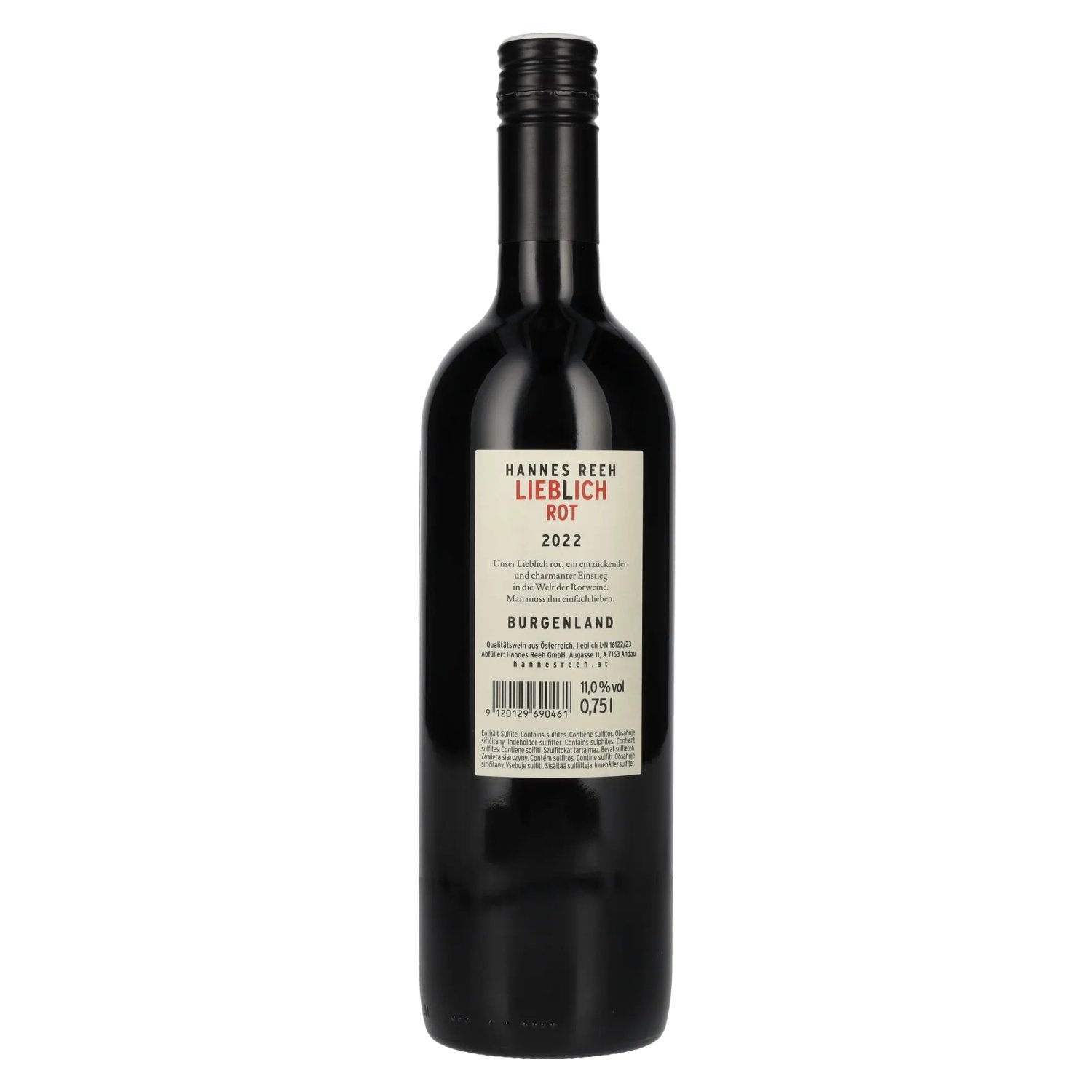 Hannes Reeh Lieblich Red 2022 11% Vol. 0,75l