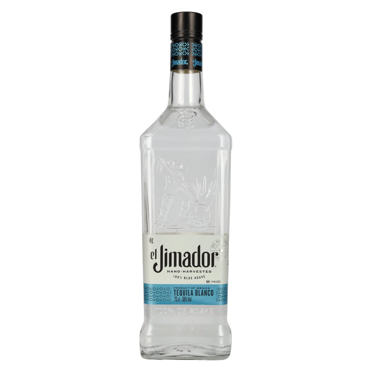 Tequila El Jimador Blanco 100 % agave bleu, 38 % vol., 0,7 l