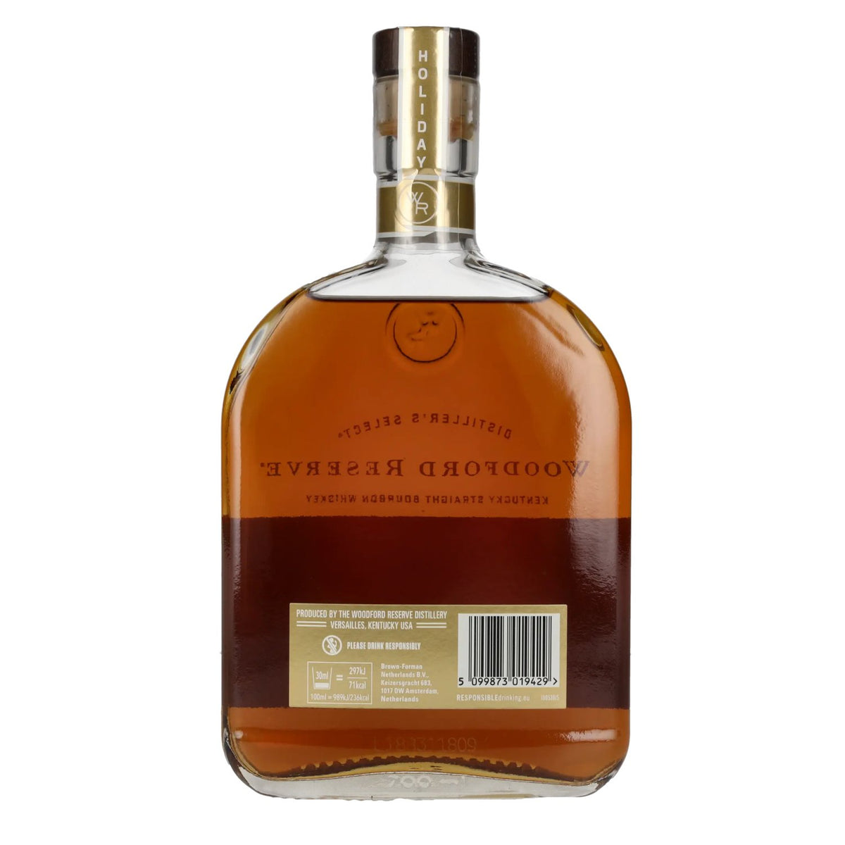 Woodford Reserve Kentucky Straight Bourbon Whiskey HOLIDAY Edition 43,2% vol. 0,7 l