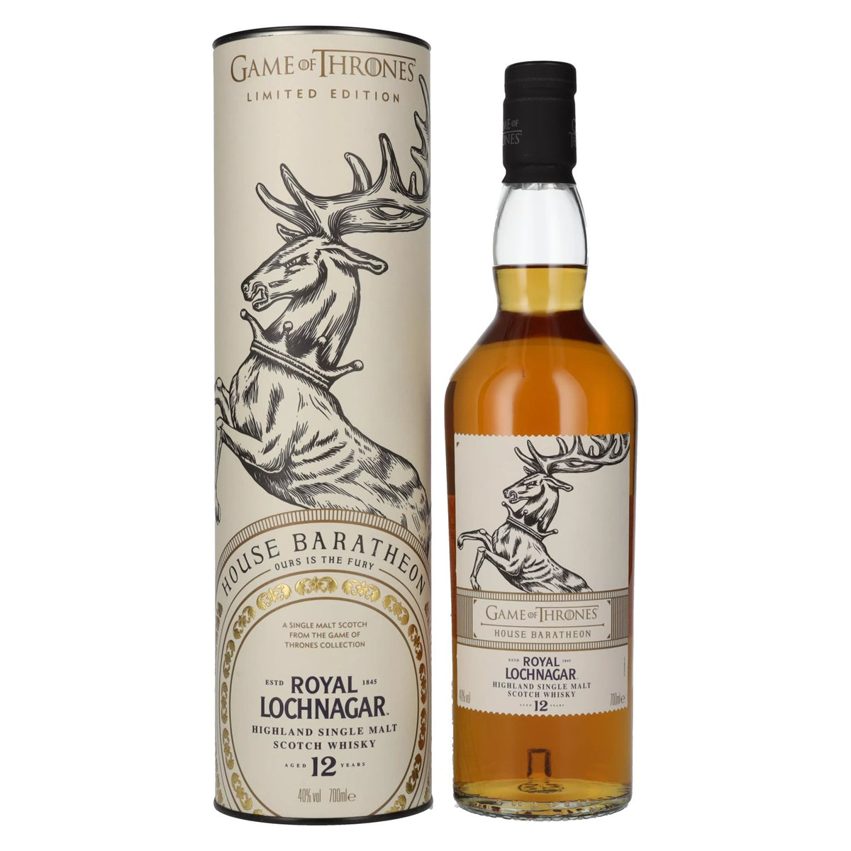 Royal Lochnagar 12 Years Old GAME OF THRONES House Baratheon 40% Vol. 0,7l in Geschenkbox