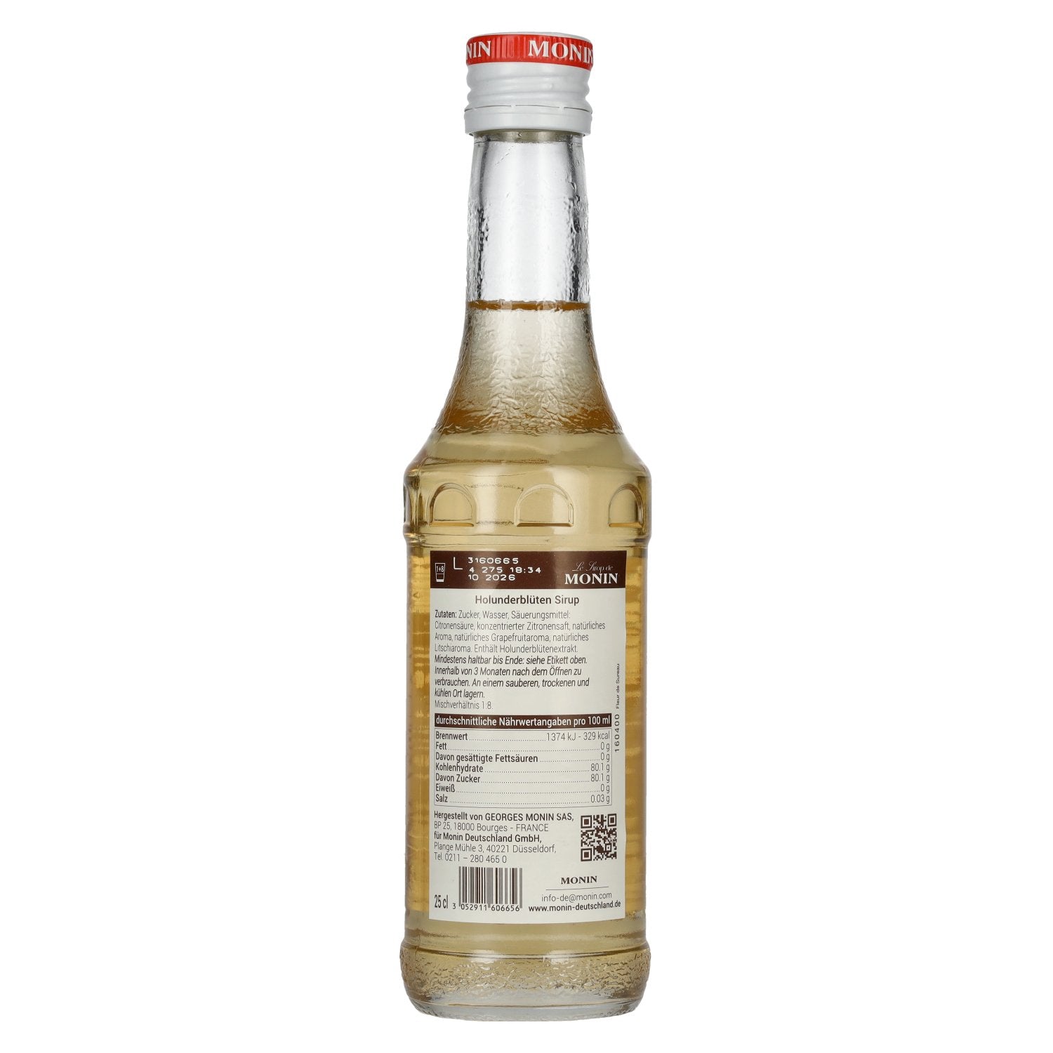 Le Sirop de Monin HOLUNDERBLÜTEN 0,25l
