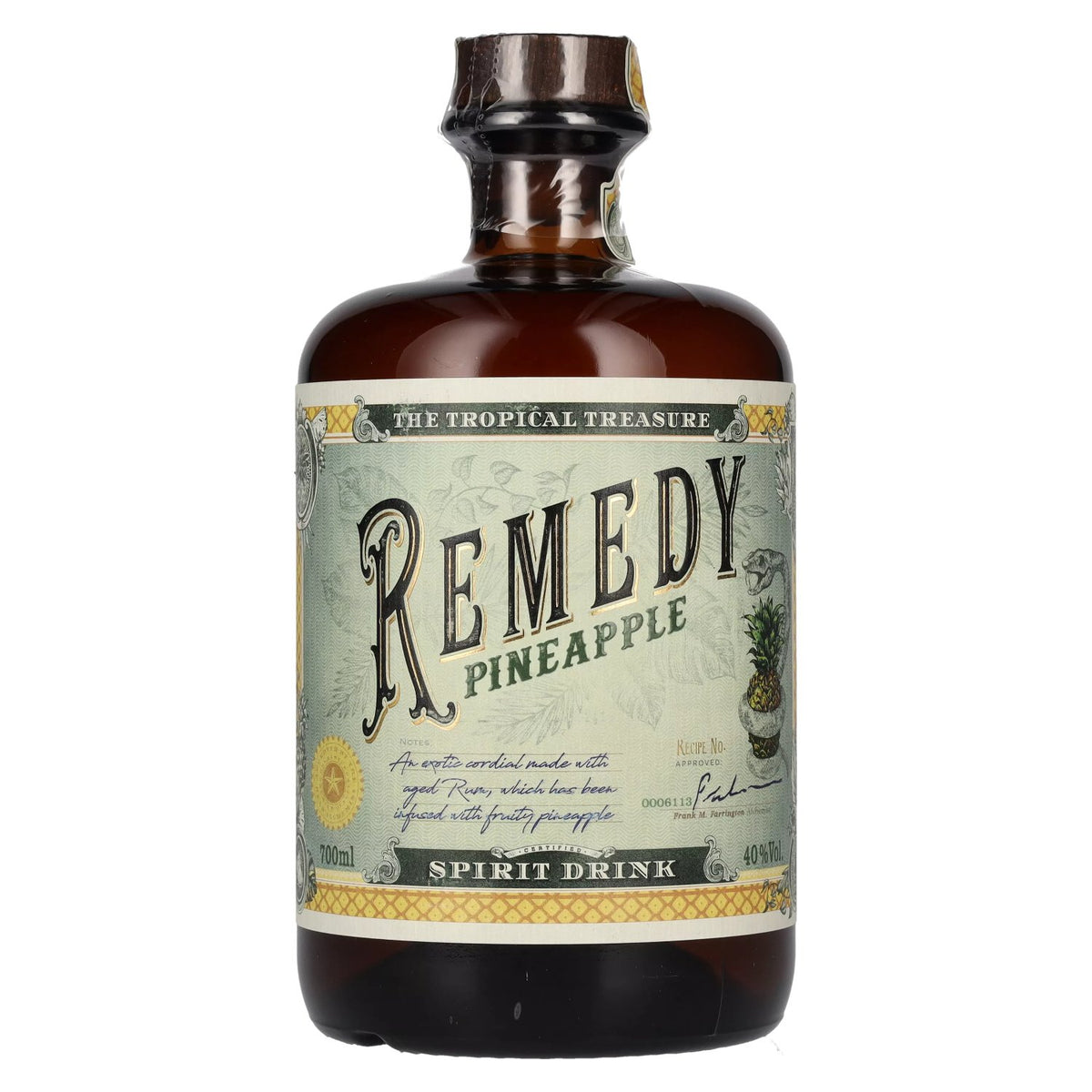 Remedy Pineapple Spirit Drink 40% ABV 0.7 l