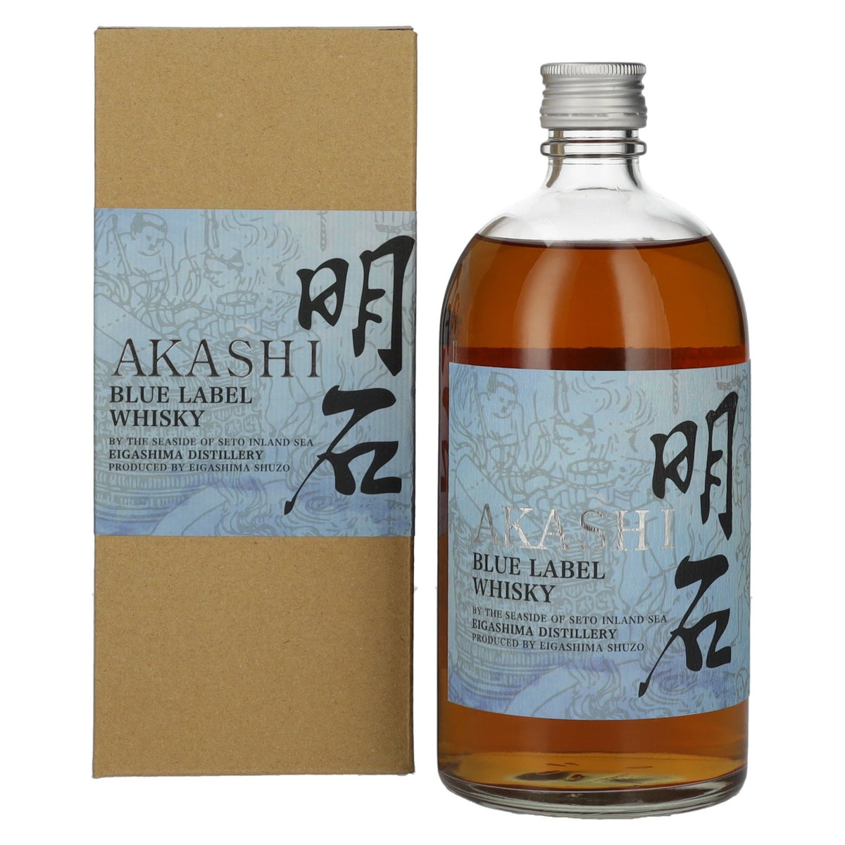 AKASHI BLUE Label Whisky 40% Vol. 0,7l in gift box