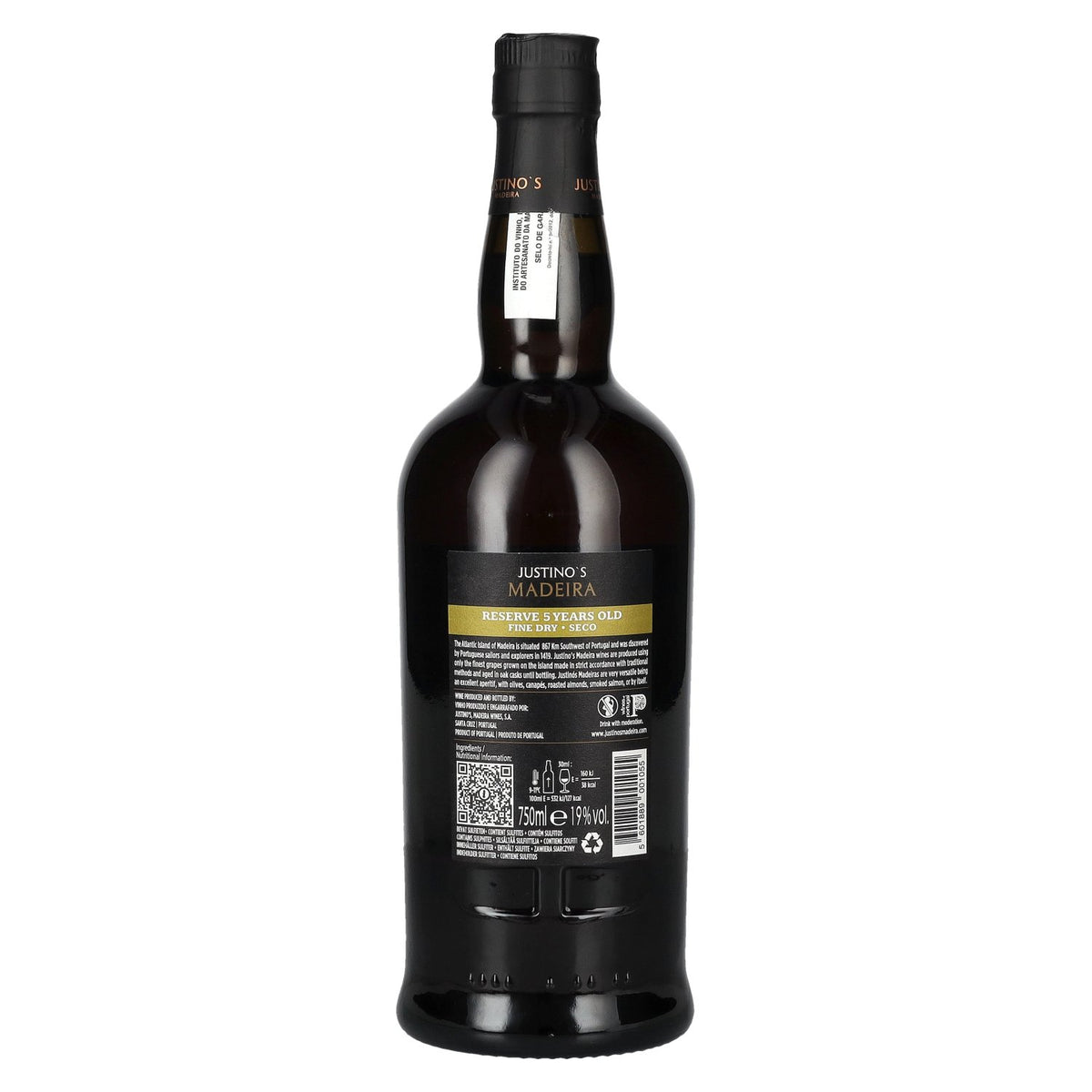 Justino's Madeira 5 Years Old RESERVE Fine Dry 19% vol. 0,75 l