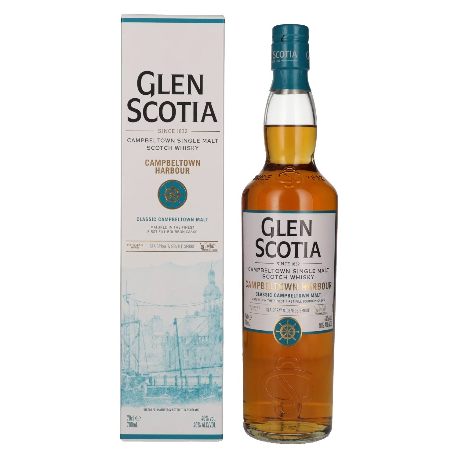 Glen Scotia Campbeltown HARBOUR Single Malt 40% Vol. 0,7l in gift box