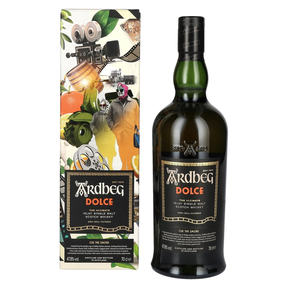 Ardbeg Dolce Cue The Smoke The Ultimate Islay Single Malt Scotch Whisky 47.8% ABV 0.7l in a gift box