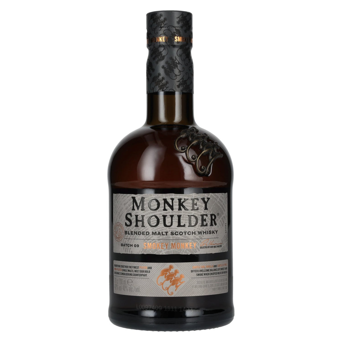 Monkey Shoulder SMOKEY MONKEY Blended Malt BATCH 9 40% vol. 0,7 l