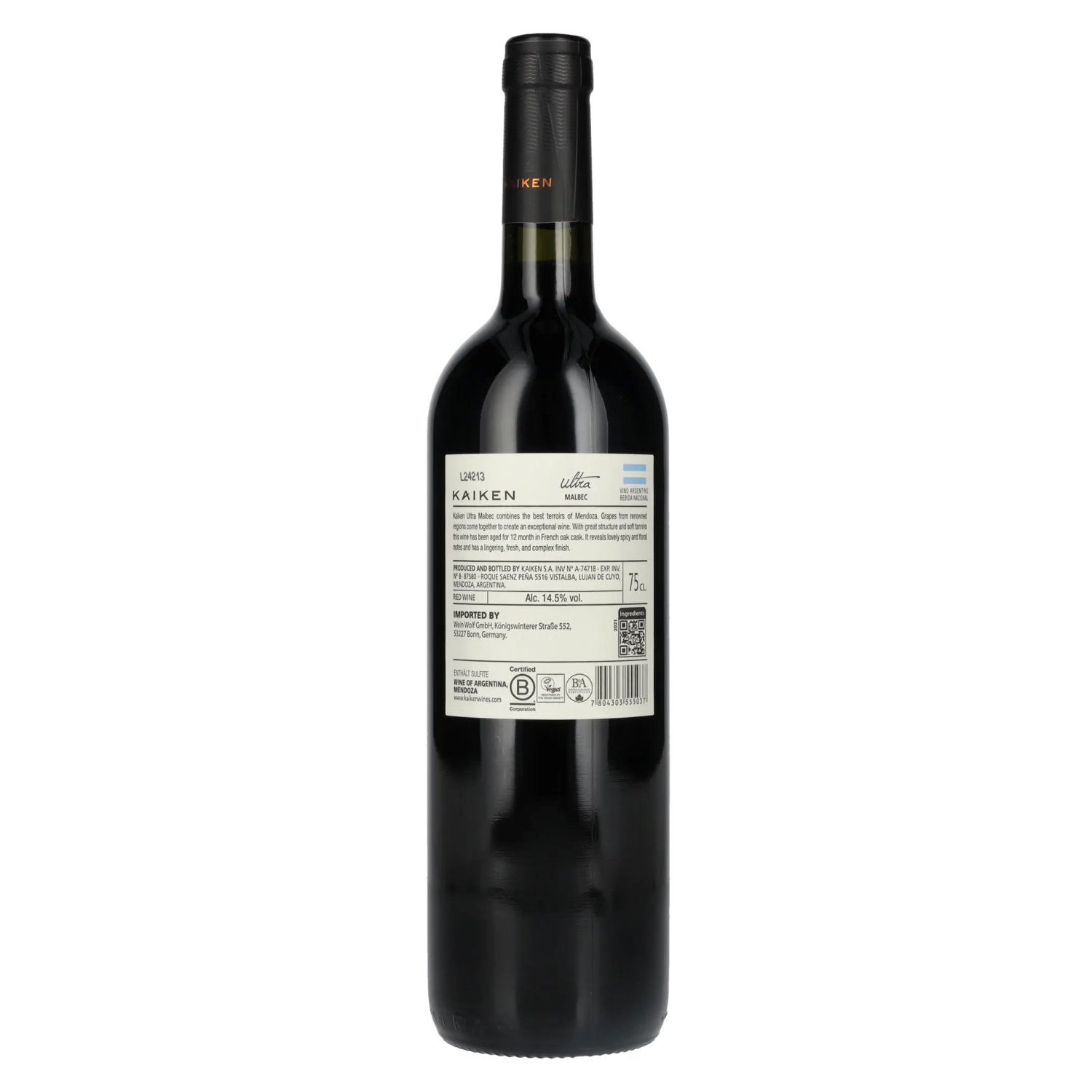 Kaiken Ultra Malbec 2021 14,5% Vol. 0,75l