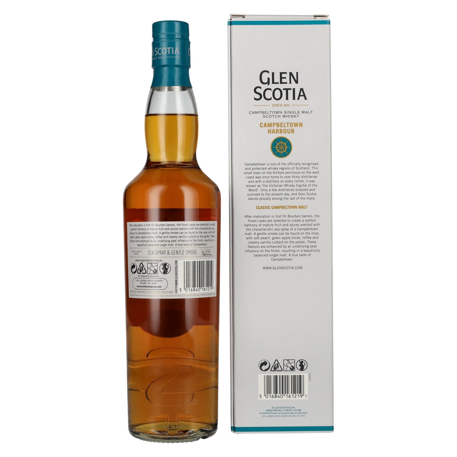 Glen Scotia Campbeltown HARBOUR Single Malt 40% Vol. 0,7l in geschenkverpakking