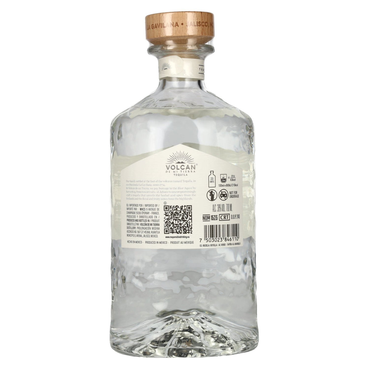 Volcan de Mi Tierra Tequila BLANCO 38 % vol. 0,7 l
